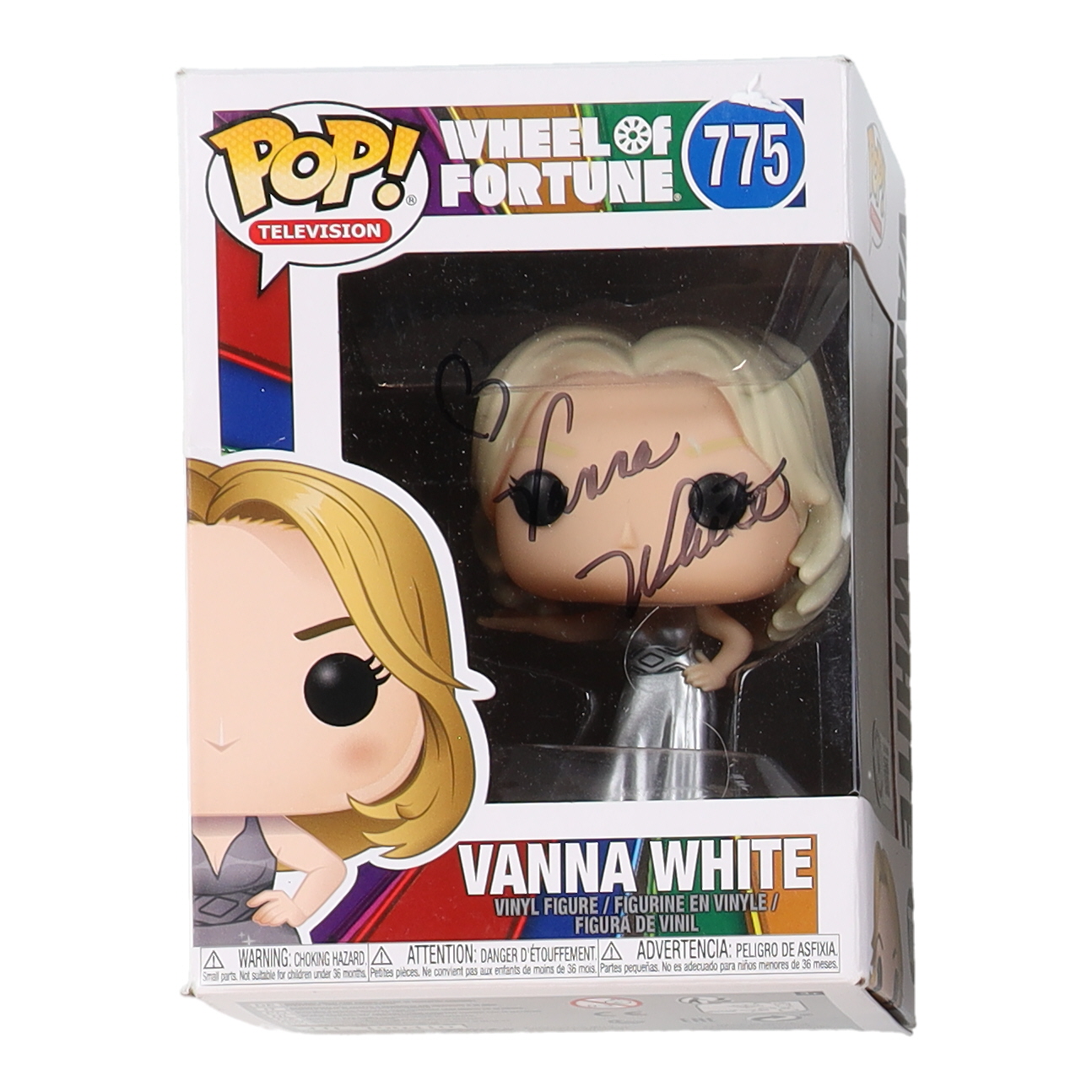Vanna White Signed "Wheel of Fortune" Vanna White #775 Funko Pop! Vinyl Figure (Beckett) at PristineAuction.com Vanna White Signed "Wheel of Fortune" Vanna White #775 Funko Pop! Vinyl Figure (Beckett) at PristineAuction.com