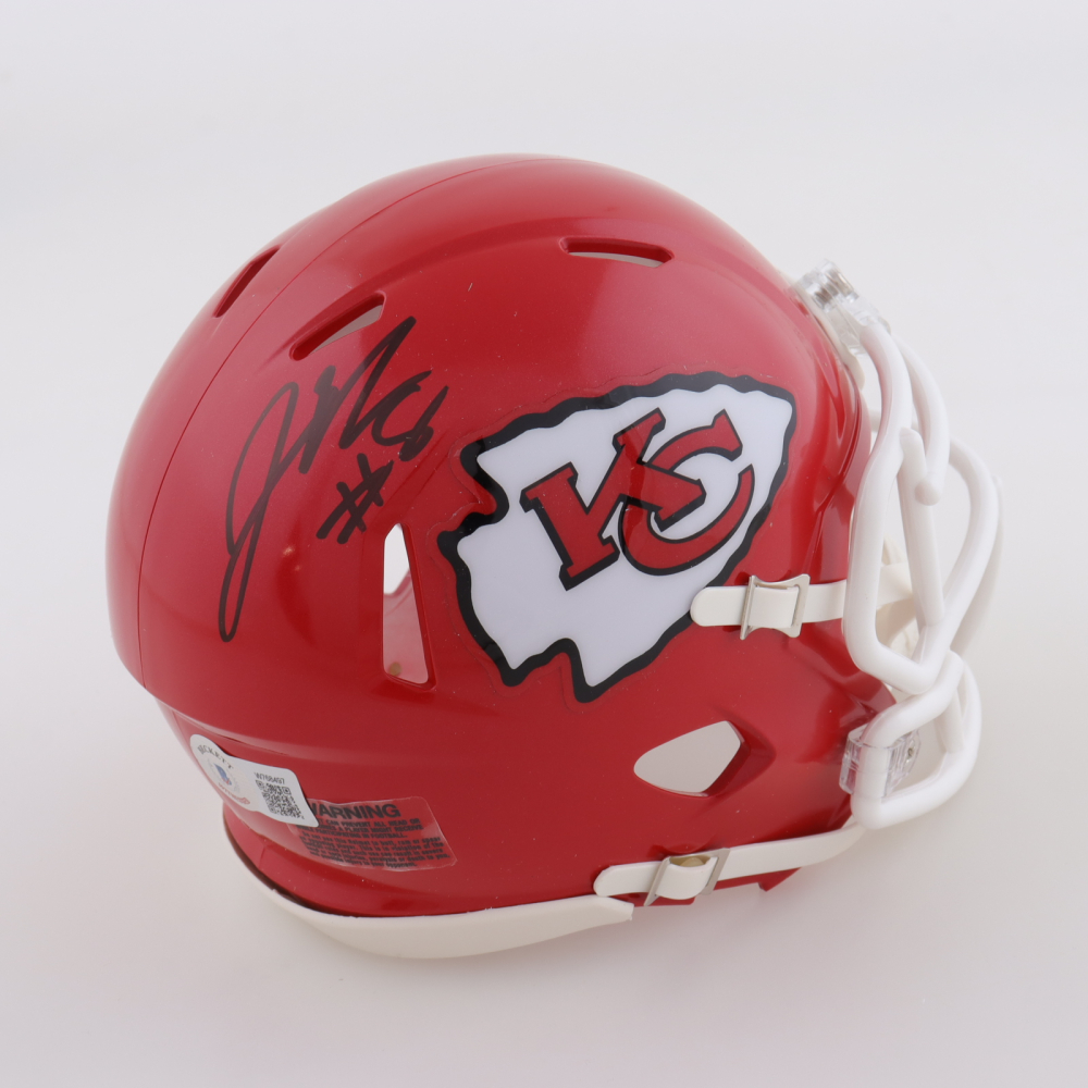 Justyn Ross Signed Chiefs Speed Mini Helmet Beckett Pristine Auction