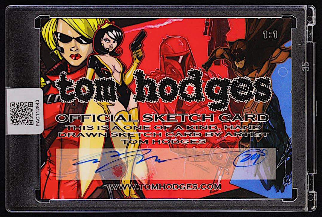 Alice Cooper Signed Original Art Sketch Card by Tom Hodges (1/1 Original Art) at PristineAuction.com Alice Cooper Signed Original Art Sketch Card by Tom Hodges (1/1 Original Art) at PristineAuction.com