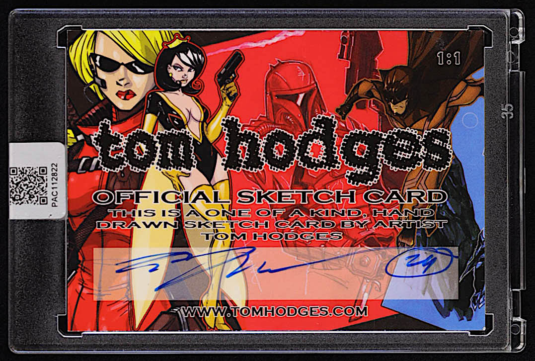 Alice Cooper Signed Original Art Sketch Card by Tom Hodges (1/1 Original Art) at PristineAuction.com Alice Cooper Signed Original Art Sketch Card by Tom Hodges (1/1 Original Art) at PristineAuction.com