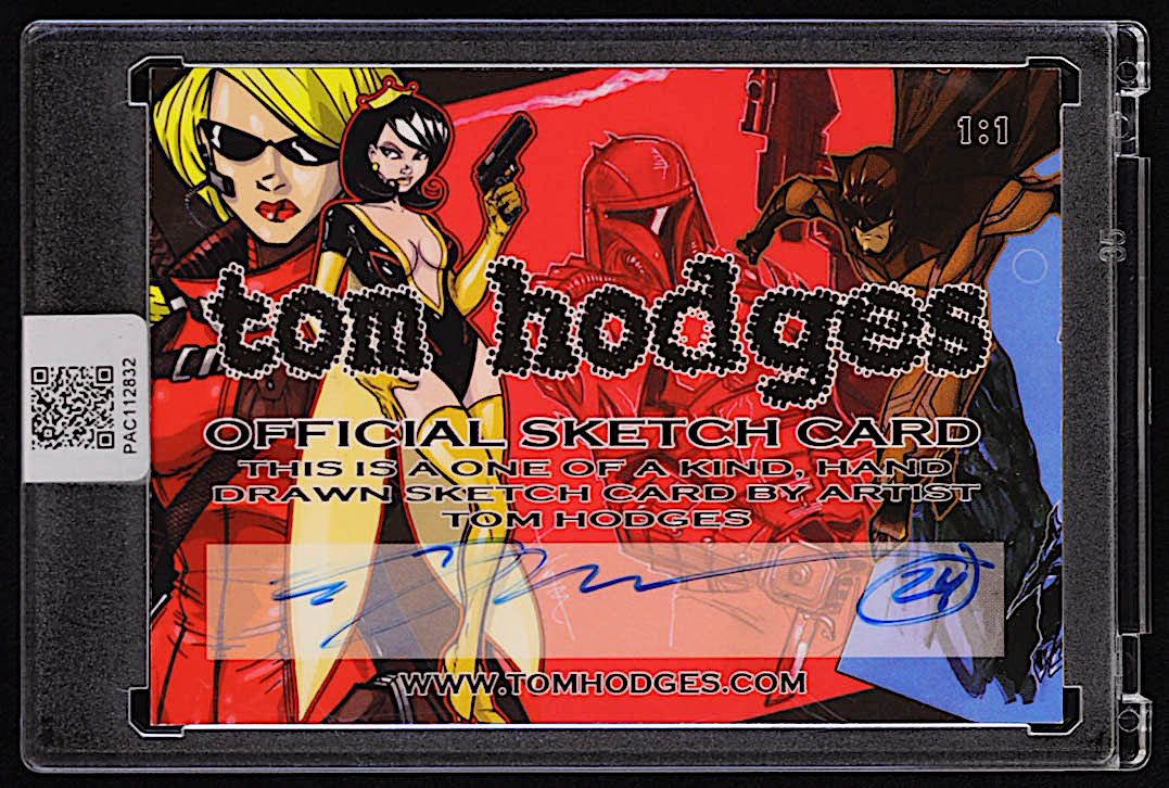Alice Cooper Signed Original Art Sketch Card by Tom Hodges (1/1 Original Art) at PristineAuction.com Alice Cooper Signed Original Art Sketch Card by Tom Hodges (1/1 Original Art) at PristineAuction.com