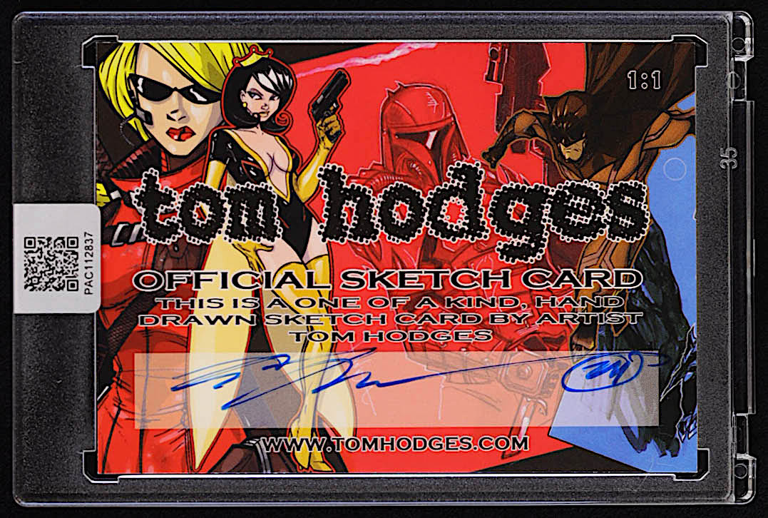 Alice Cooper Signed Original Art Sketch Card by Tom Hodges (1/1 Original Art) at PristineAuction.com Alice Cooper Signed Original Art Sketch Card by Tom Hodges (1/1 Original Art) at PristineAuction.com