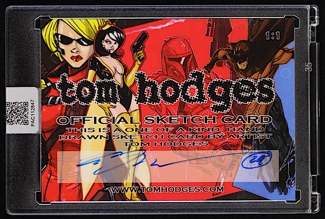 Alice Cooper Signed Original Art Sketch Card by Tom Hodges (1/1 Original Art) at PristineAuction.com Alice Cooper Signed Original Art Sketch Card by Tom Hodges (1/1 Original Art) at PristineAuction.com