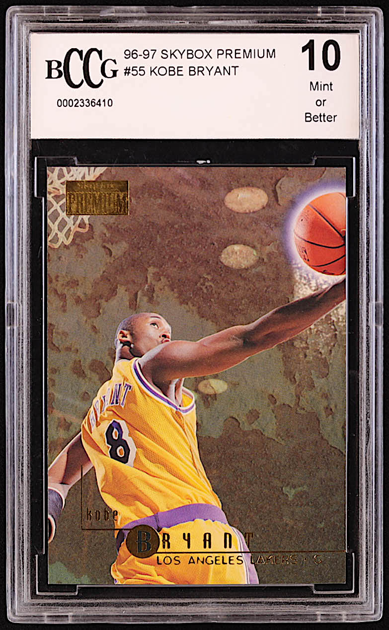 Kobe Bryant 1996-97 SkyBox Premium #55 RC (BCCG 10) at PristineAuction.com Kobe Bryant 1996-97 SkyBox Premium #55 RC (BCCG 10) at PristineAuction.com