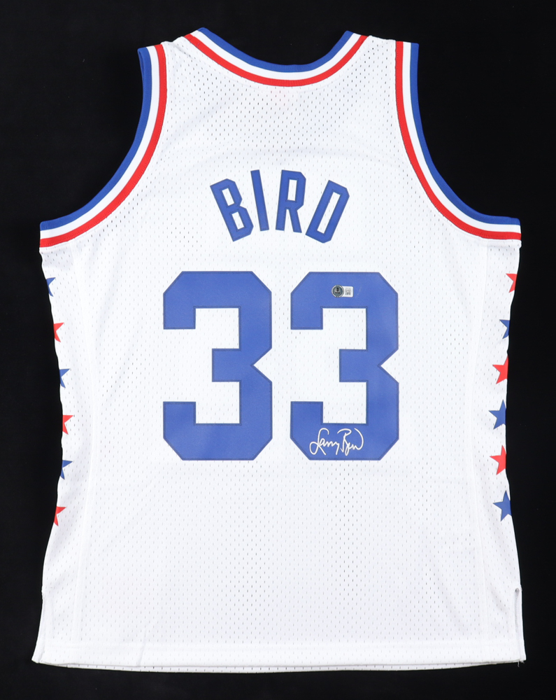 Larry Bird Signed Jersey (Beckett) at PristineAuction.com Larry Bird Signed Jersey (Beckett) at PristineAuction.com