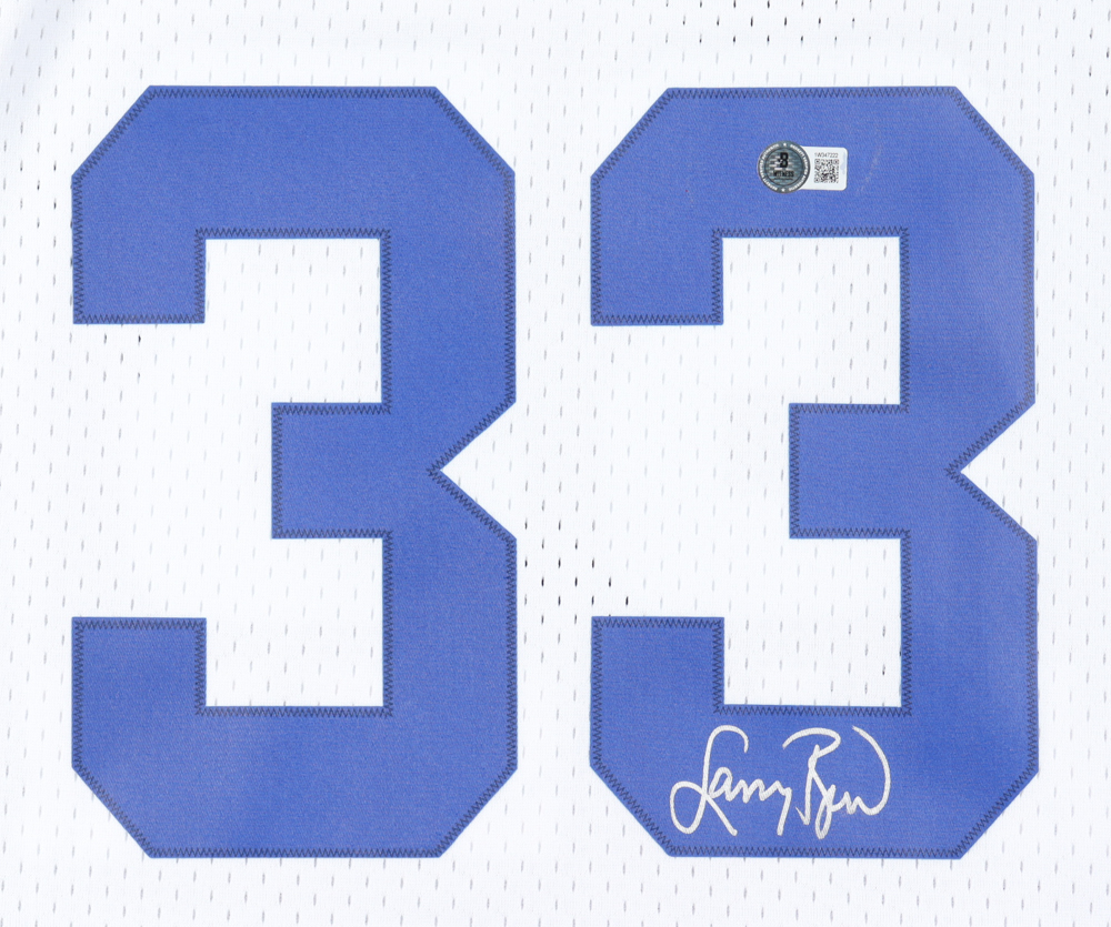 Larry Bird Signed Jersey (Beckett) at PristineAuction.com Larry Bird Signed Jersey (Beckett) at PristineAuction.com