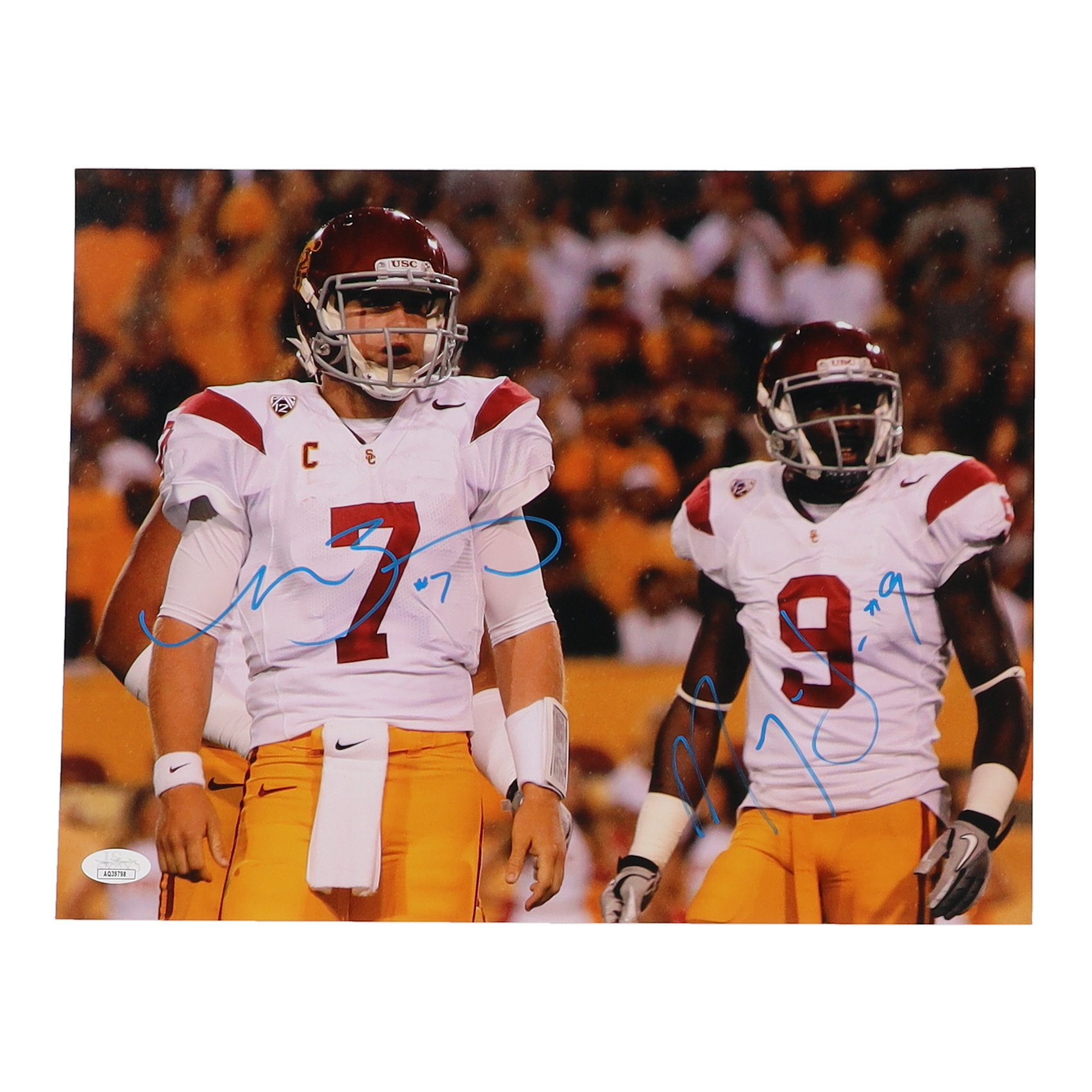 Matt Barkley & Marqise Lee Signed USC Spartans 11x14 Photo (JSA) at PristineAuction.com Matt Barkley & Marqise Lee Signed USC Spartans 11x14 Photo (JSA) at PristineAuction.com
