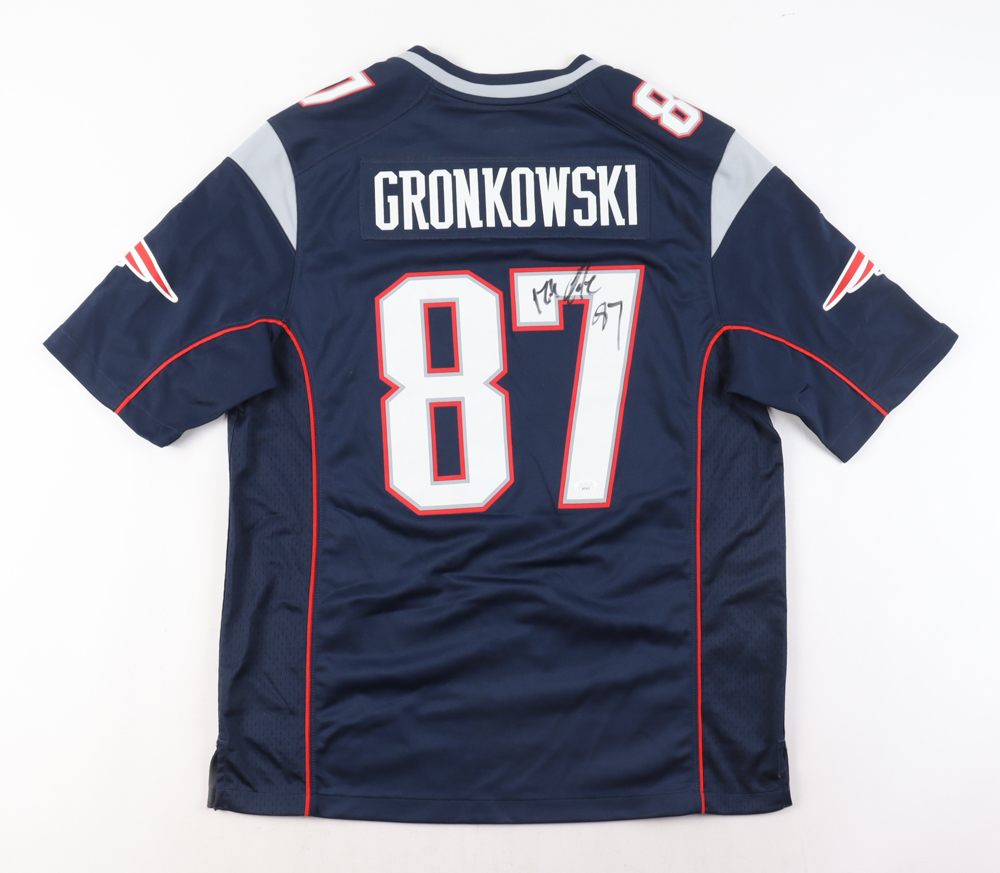 Rob Gronkowski Signed Patriots Jersey (JSA) at PristineAuction.com Rob Gronkowski Signed Patriots Jersey (JSA) at PristineAuction.com