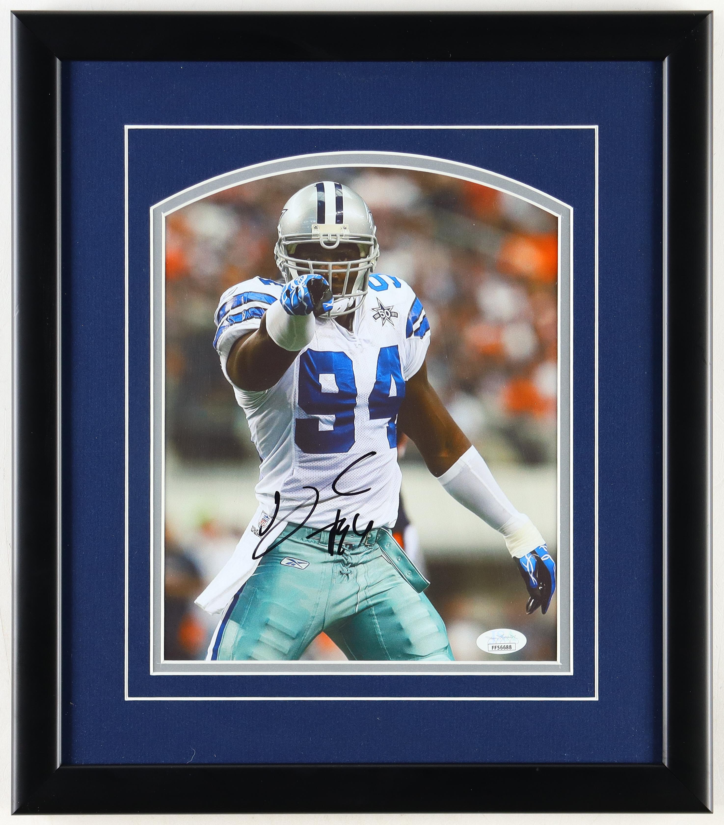 DeMarcus Ware Signed Cowboys Custom Framed Photo Display (JSA) at PristineAuction.com DeMarcus Ware Signed Cowboys Custom Framed Photo Display (JSA) at PristineAuction.com