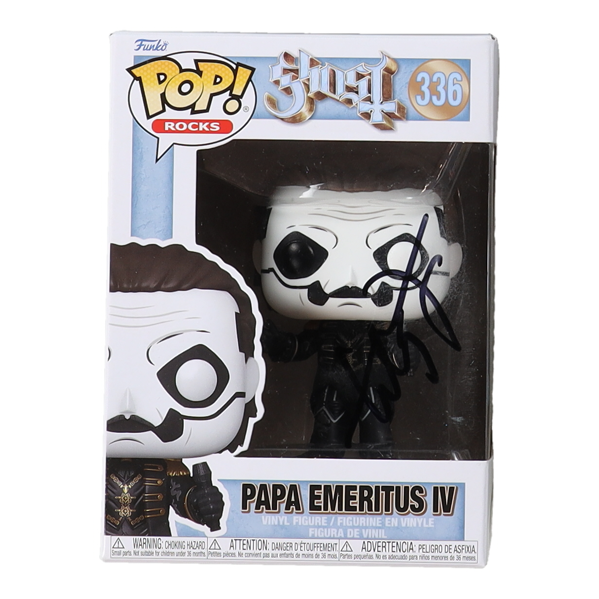 Tobias Forge Signed "Ghost" #336 Funko Pop! Vinyl Figure (ACOA) at PristineAuction.com Tobias Forge Signed "Ghost" #336 Funko Pop! Vinyl Figure (ACOA) at PristineAuction.com