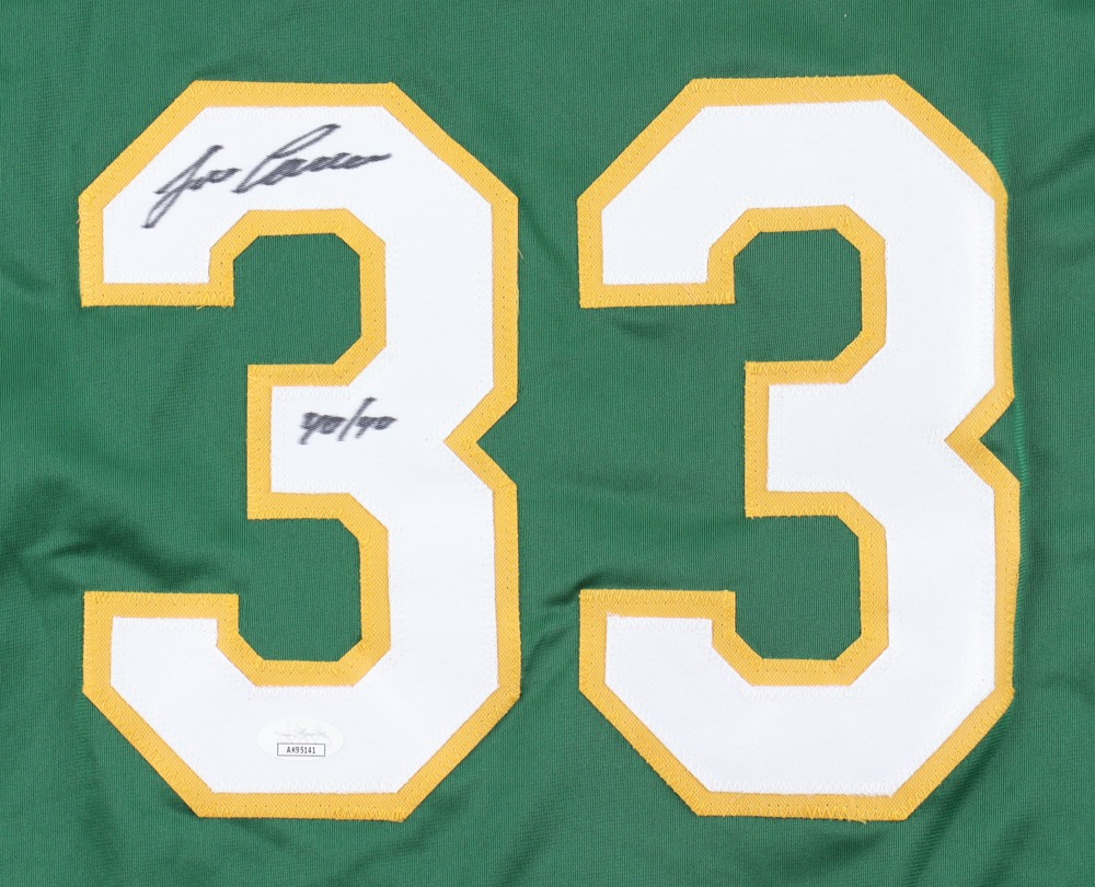 Jose Canseco Signed Jersey Inscribed "40/40" (JSA) at PristineAuction.com Jose Canseco Signed Jersey Inscribed "40/40" (JSA) at PristineAuction.com