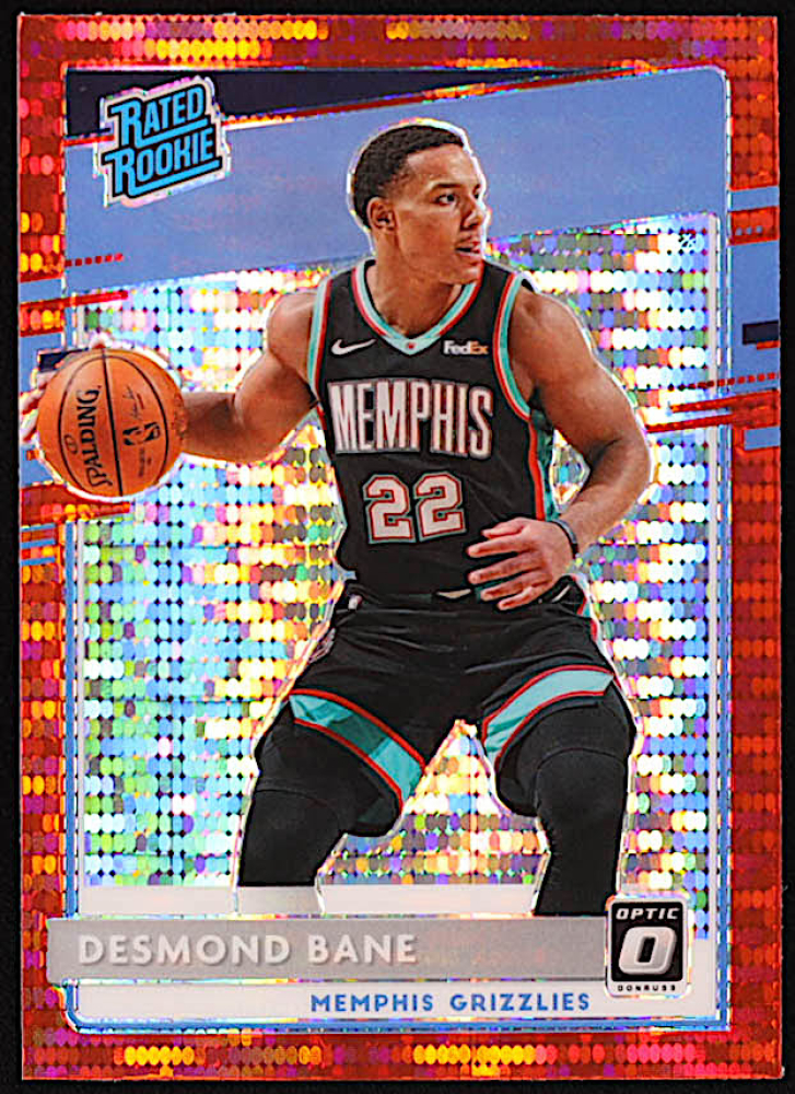 Desmond Bane 2020-21 Donruss Optic Red Pulsar #180 RR RC