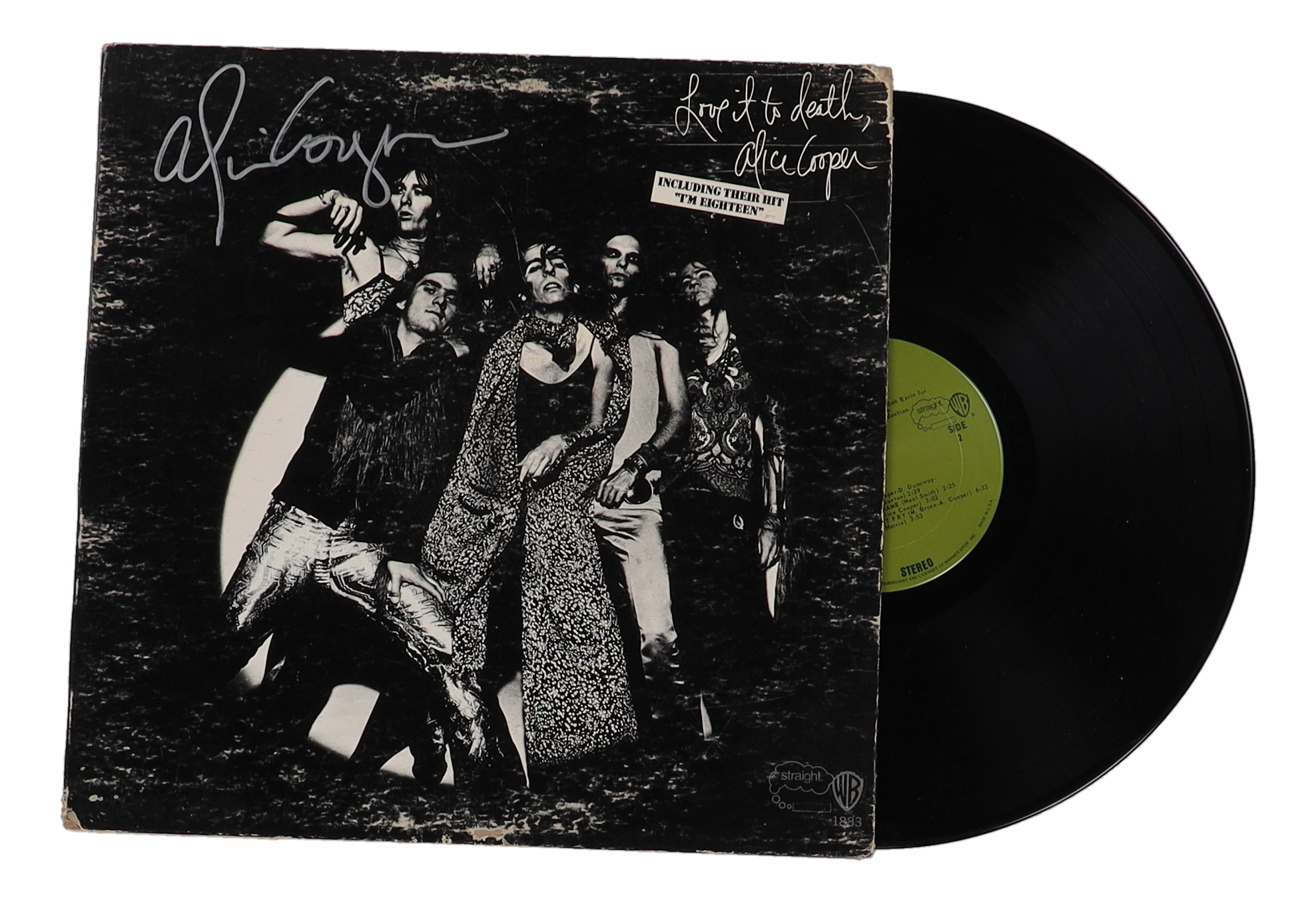 Alice Cooper Signed "Love it to Death" Vinyl Record Album (Beckett) at PristineAuction.com Alice Cooper Signed "Love it to Death" Vinyl Record Album (Beckett) at PristineAuction.com