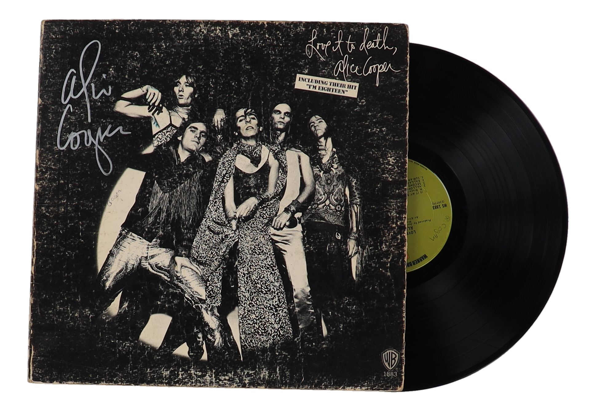 Alice Cooper Signed "Love it to Death" Vinyl Record Album (Beckett) at PristineAuction.com Alice Cooper Signed "Love it to Death" Vinyl Record Album (Beckett) at PristineAuction.com