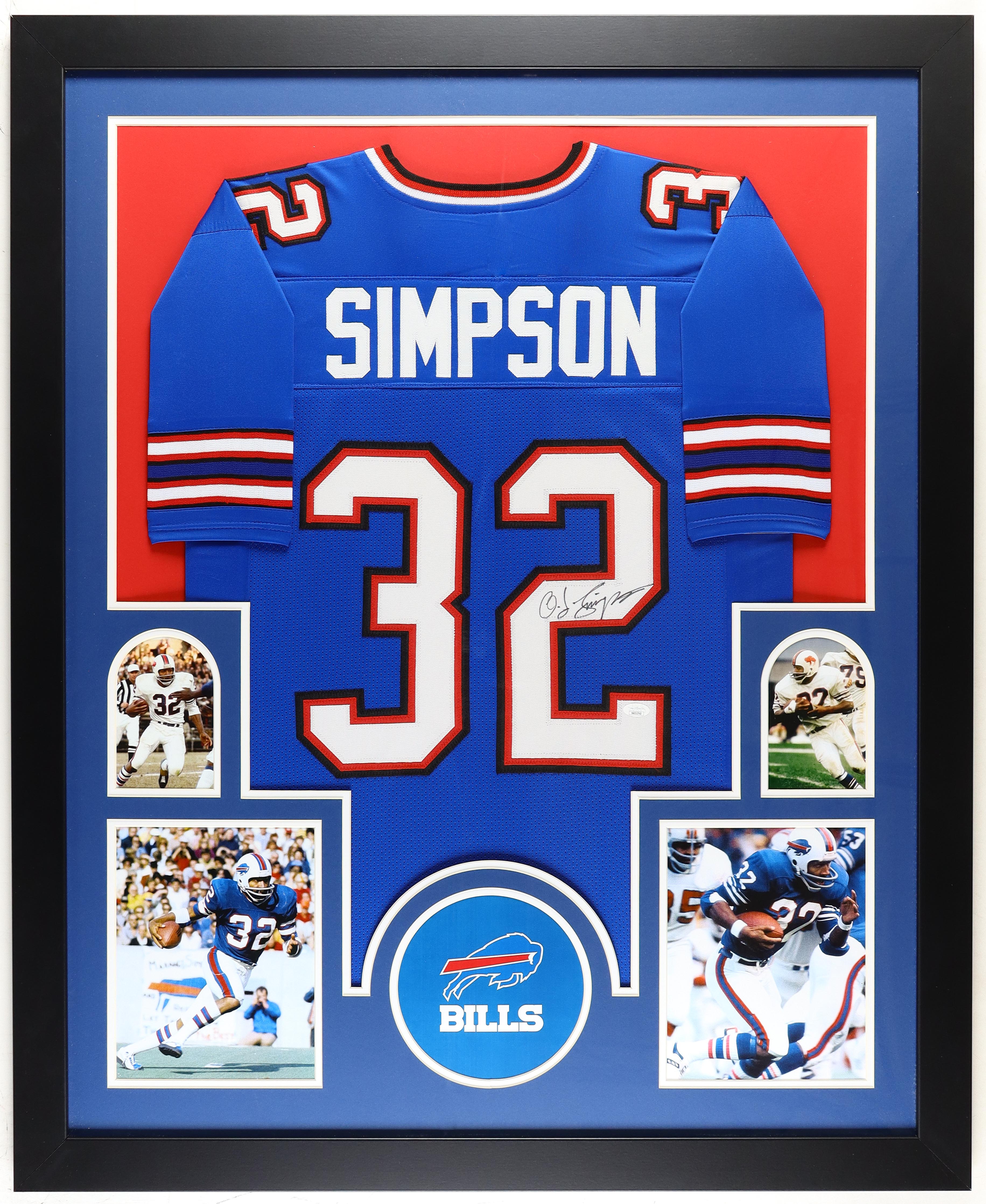 O. J. Simpson Signed Custom Framed Jersey Display (JSA) at PristineAuction.com O. J. Simpson Signed Custom Framed Jersey Display (JSA) at PristineAuction.com