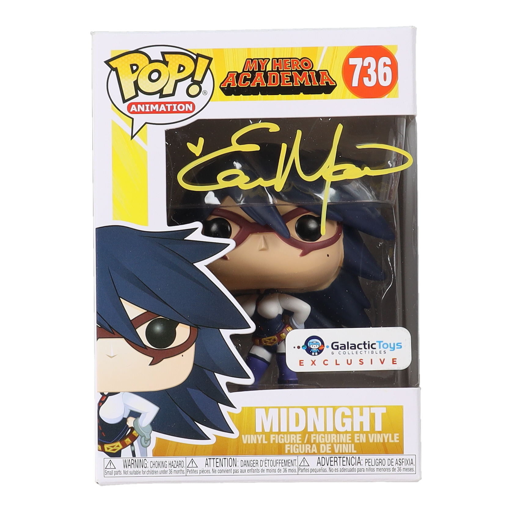 Elizabeth Maxwell Signed "My Hero Academia" #736 Midnight Funko Pop! Vinyl Figure (JSA) at PristineAuction.com Elizabeth Maxwell Signed "My Hero Academia" #736 Midnight Funko Pop! Vinyl Figure (JSA) at PristineAuction.com