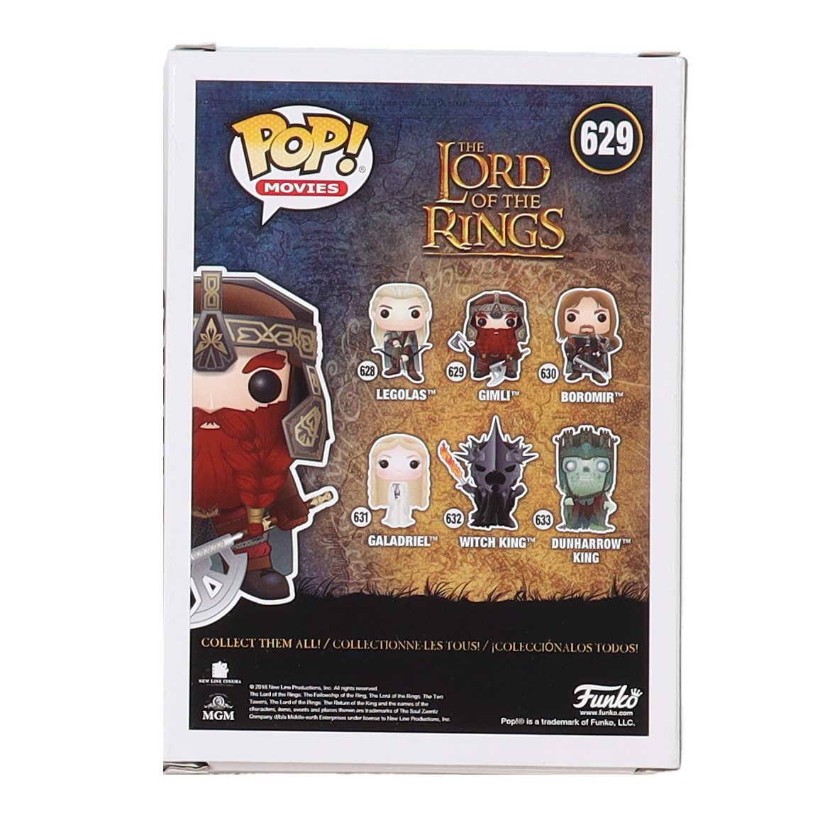 John Rhys-Davies Signed "The Lord of the Rings" #629 Ginli Funko Pop! Vinyl Figure Inscribed "Gimli" (JSA) at PristineAuction.com John Rhys-Davies Signed "The Lord of the Rings" #629 Ginli Funko Pop! Vinyl Figure Inscribed "Gimli" (JSA) at PristineAuction.com