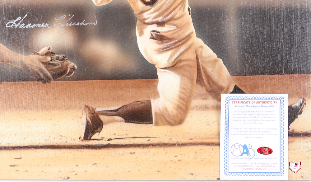 Harmon Killebrew Signed Twins Gary Longordo Art Print on Canvas (MAB & PA) at PristineAuction.com Harmon Killebrew Signed Twins Gary Longordo Art Print on Canvas (MAB & PA) at PristineAuction.com