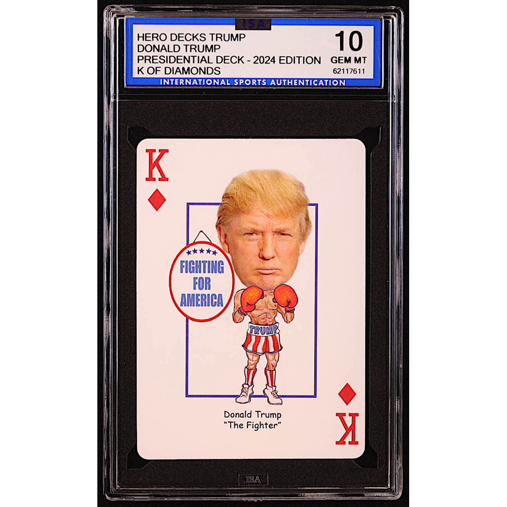 thumbnail image 2 of Donald Trump 2024 'Team Trump' Custom Collector Card - MAGA, Partially Donated 2 of 6