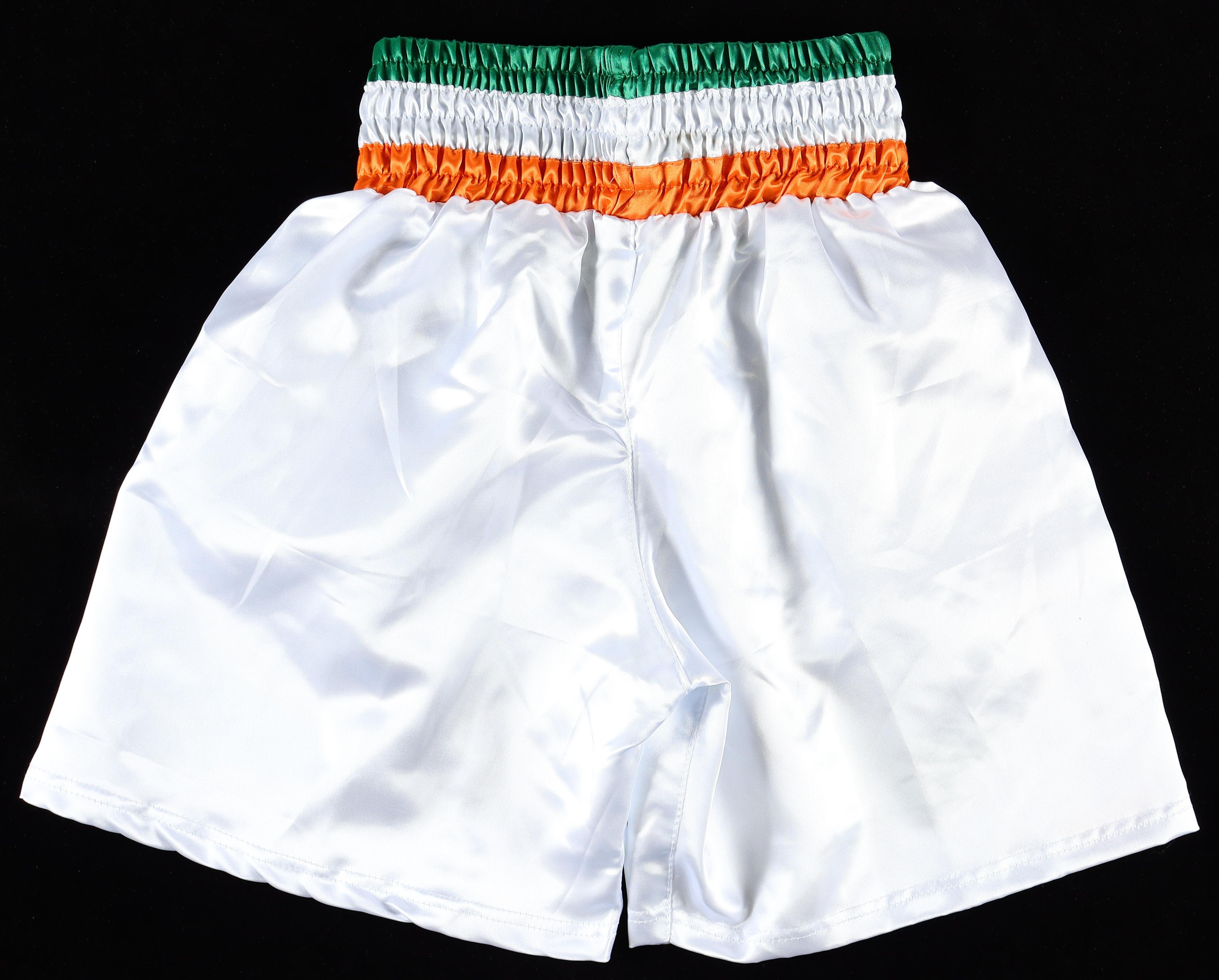 Gerry Cooney Signed Boxing Trunks (JSA) at PristineAuction.com Gerry Cooney Signed Boxing Trunks (JSA) at PristineAuction.com