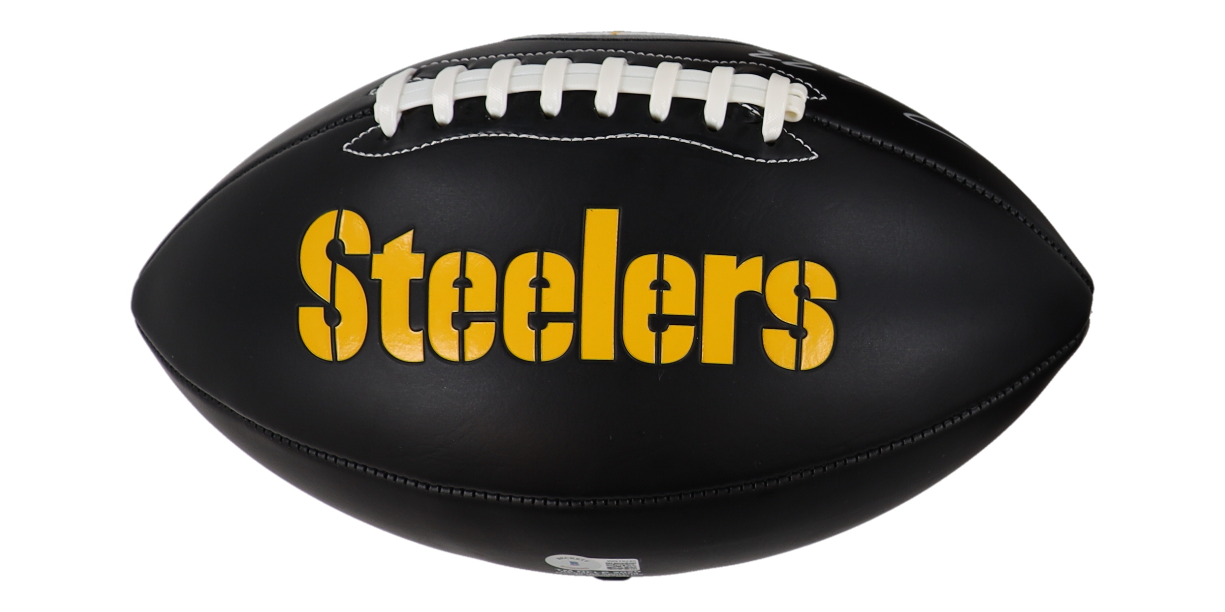 Joe Haden Signed Steelers Logo Football Inscribed "Jump Man" (Beckett) at PristineAuction.com Joe Haden Signed Steelers Logo Football Inscribed "Jump Man" (Beckett) at PristineAuction.com