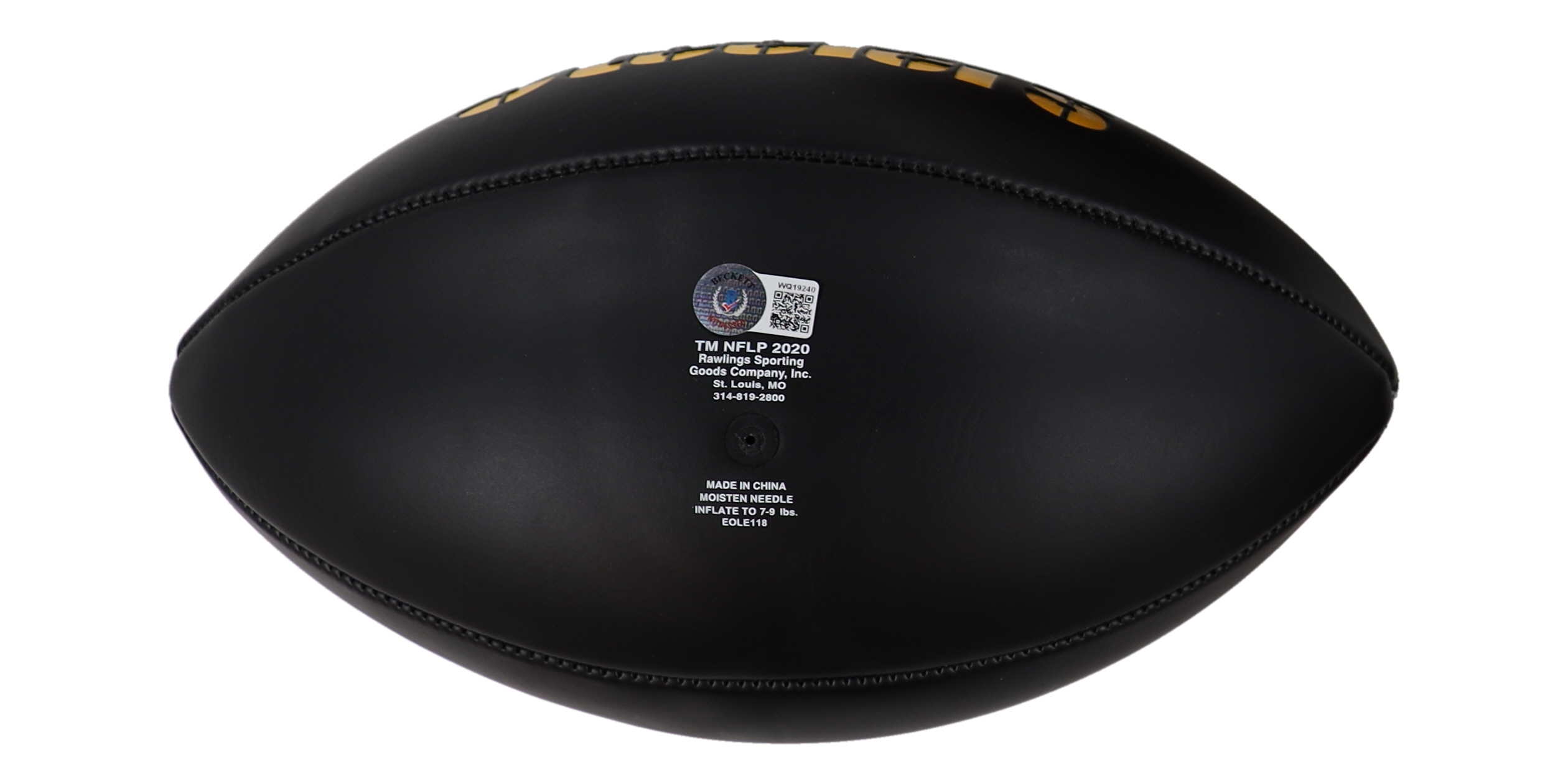 Joe Haden Signed Steelers Logo Football Inscribed "Jump Man" (Beckett) at PristineAuction.com Joe Haden Signed Steelers Logo Football Inscribed "Jump Man" (Beckett) at PristineAuction.com