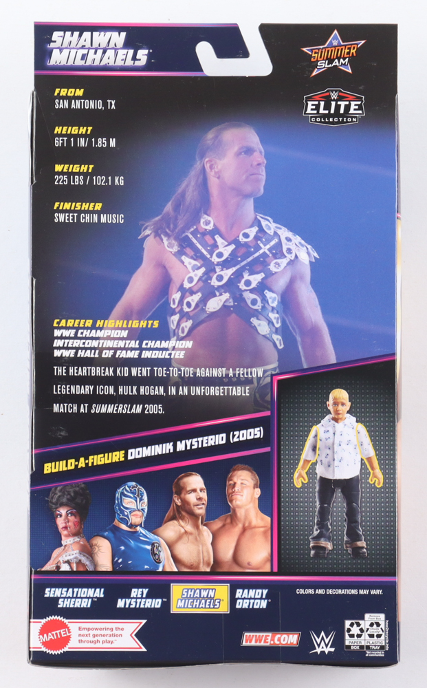 Shawn Michaels Signed WWE Elite Collection Action Figure Inscribed "HBK" (Beckett) at PristineAuction.com Shawn Michaels Signed WWE Elite Collection Action Figure Inscribed "HBK" (Beckett) at PristineAuction.com