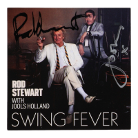 Rod Stewart & Jools Holland Signed "Swing Fever" CD Insert (Beckett) at PristineAuction.com