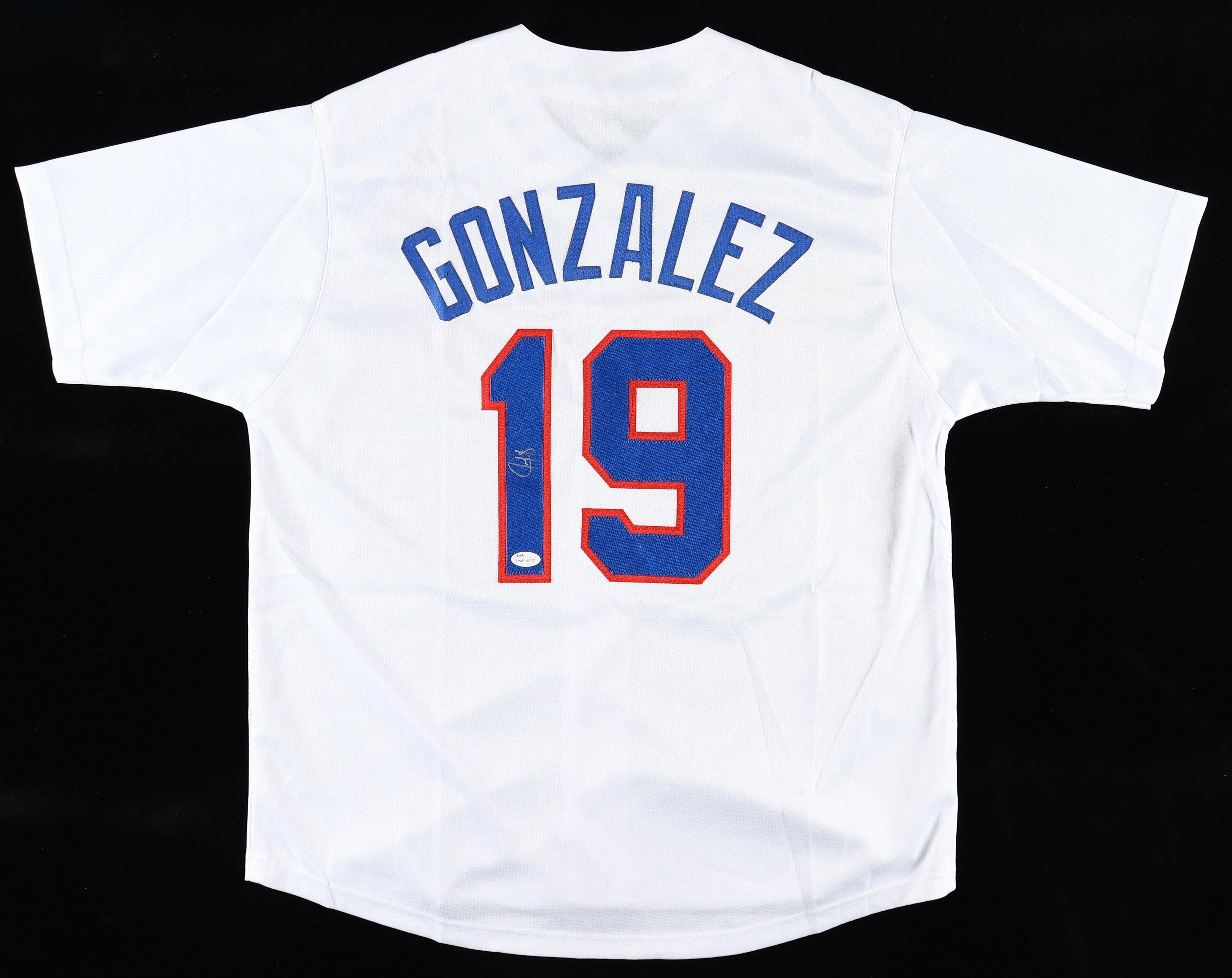 Juan Gonzalez Signed Jersey (JSA) at PristineAuction.com Juan Gonzalez Signed Jersey (JSA) at PristineAuction.com