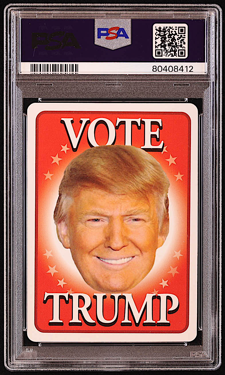 Donald Trump 2023 Hero Decks Presidential Edition Playing Card (PSA 10) at PristineAuction.com Donald Trump 2023 Hero Decks Presidential Edition Playing Card (PSA 10) at PristineAuction.com