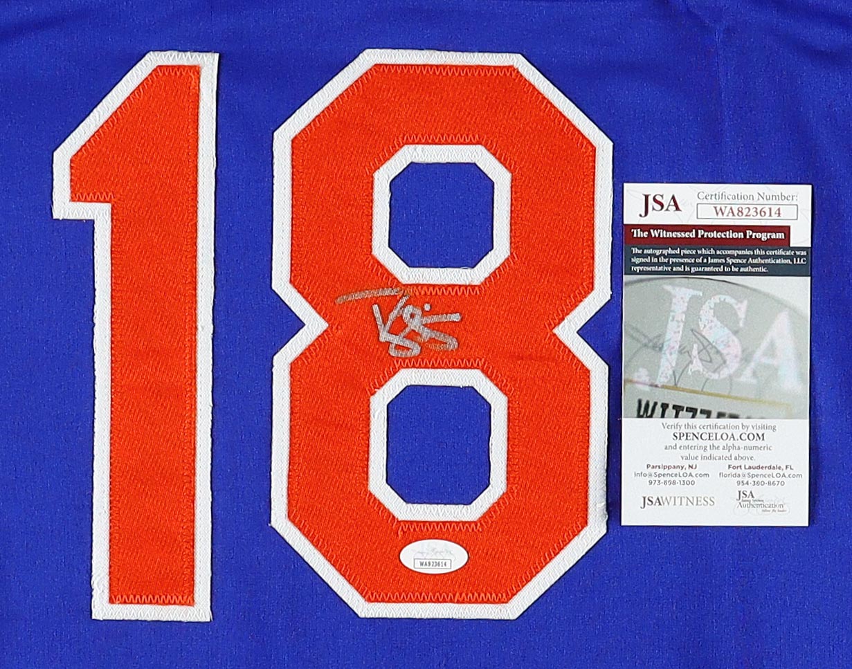 Darryl Strawberry Signed Jersey (JSA) at PristineAuction.com Darryl Strawberry Signed Jersey (JSA) at PristineAuction.com