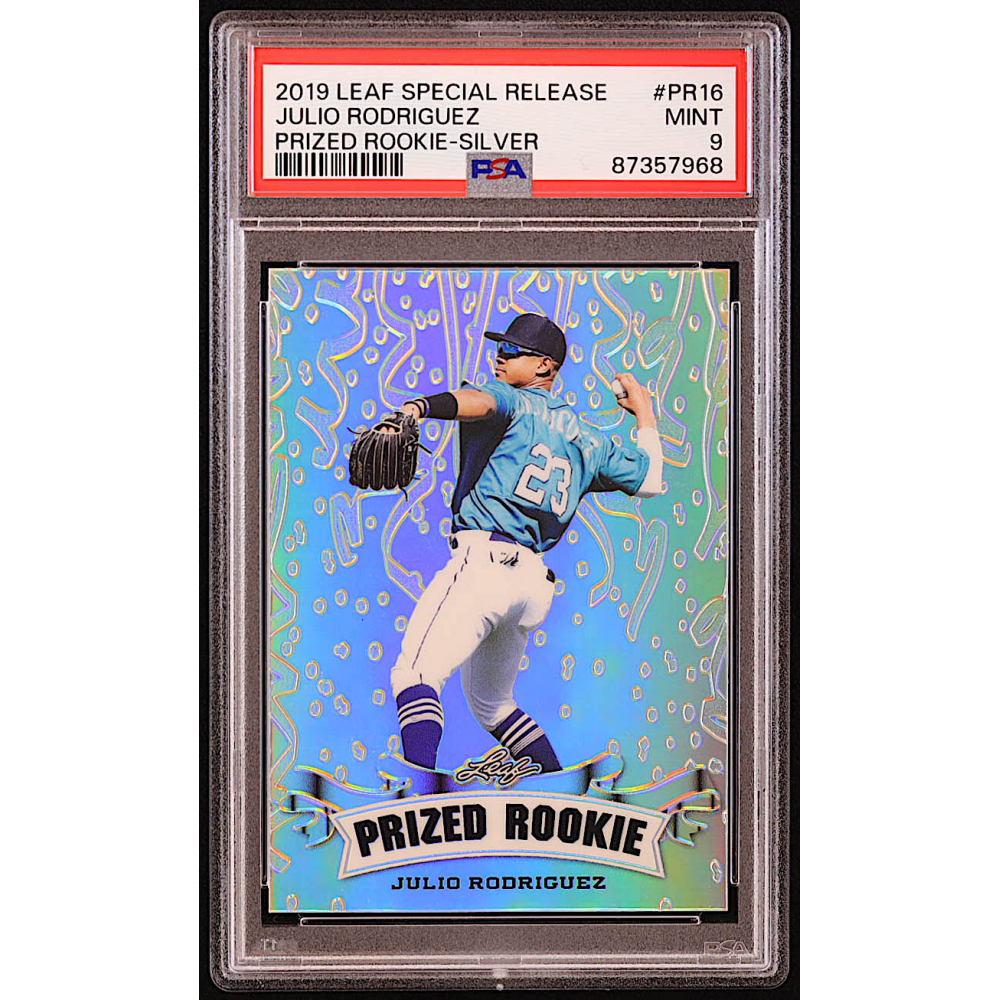 Julio Rodriguez 2019 Leaf Special Release Prized Rookie Silver