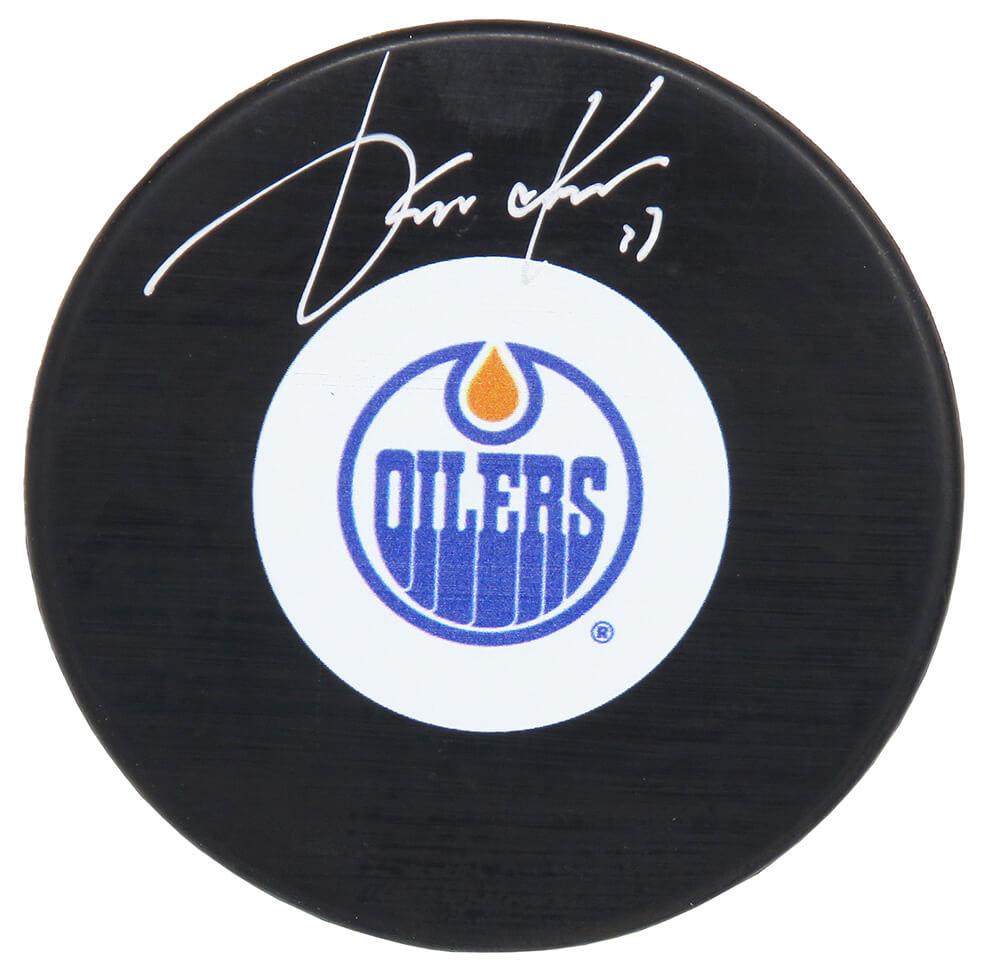 Jari Kurri Signed Oilers Logo Hockey Puck (Schwartz) at PristineAuction.com Jari Kurri Signed Oilers Logo Hockey Puck (Schwartz) at PristineAuction.com