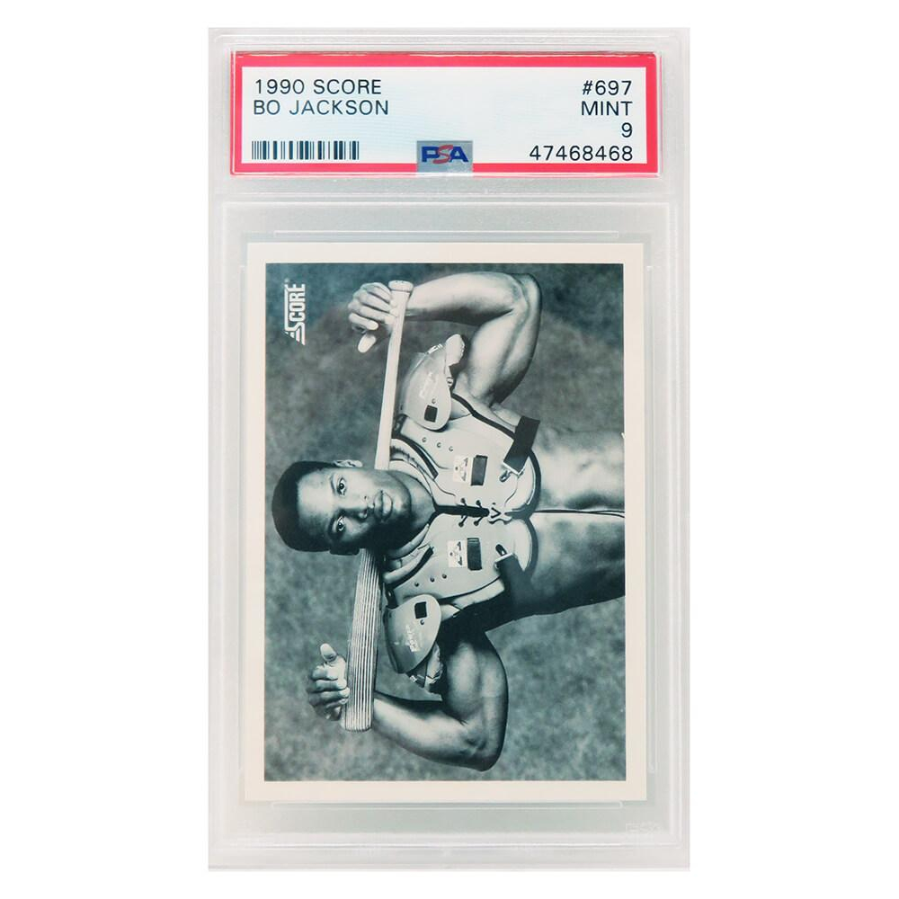 Bo Jackson 1990 Score 697 FB/BB (PSA 9) Pristine Auction