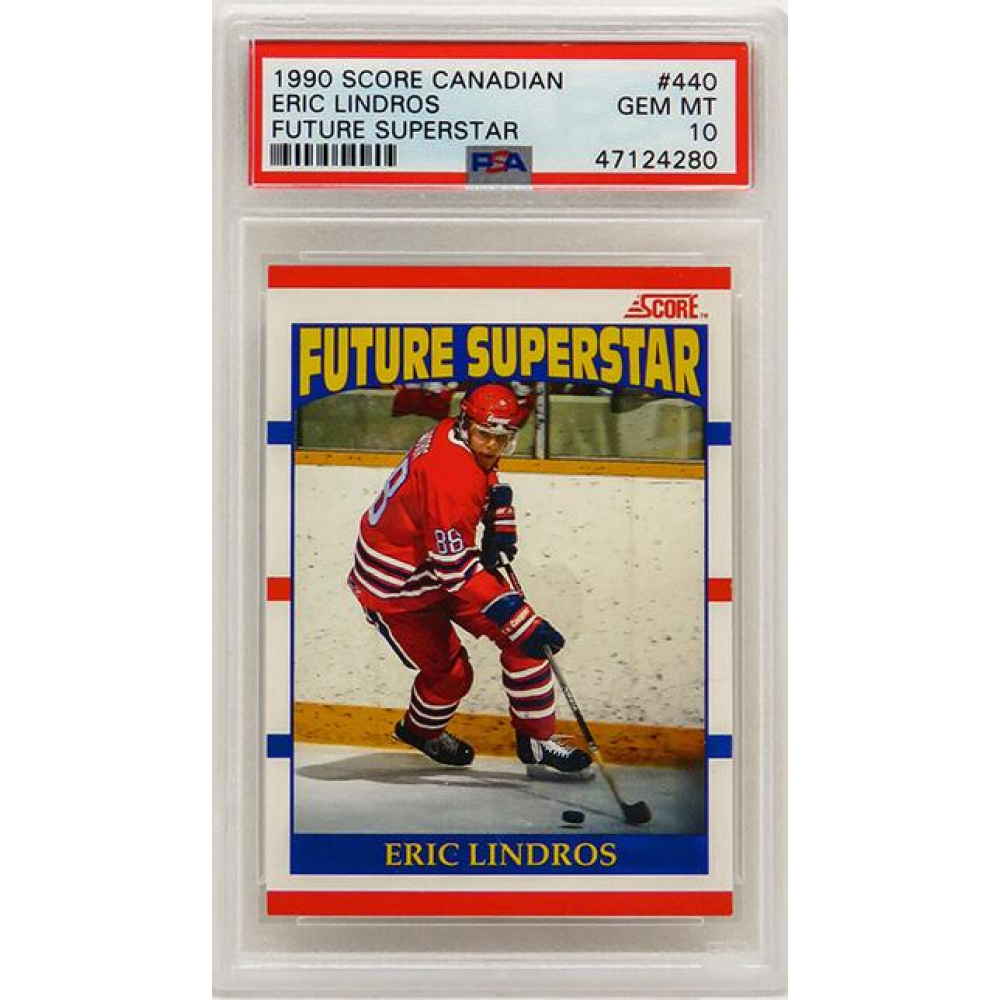 Eric Lindros 199091 Score 440 RC (PSA 10) Pristine Auction