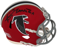 Andre Rison Signed Falcons Throwback Speed Mini Helmet Inscribed "Bad Moon" (Schwartz) at PristineAuction.com