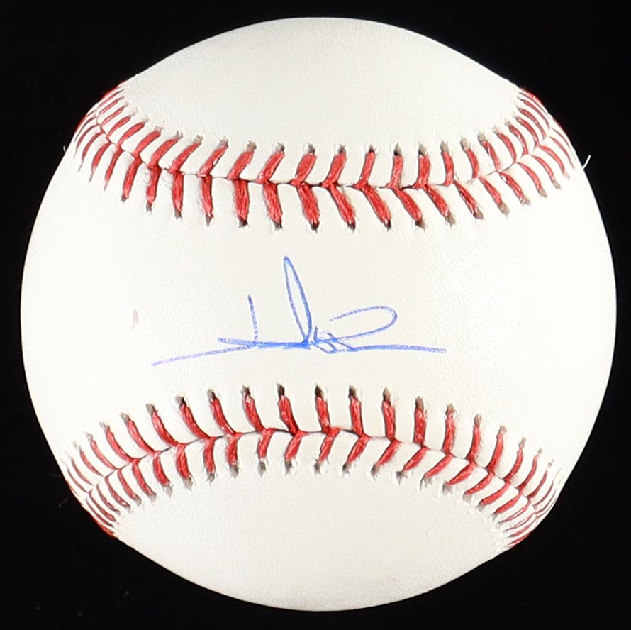 Jim Abbott Signed OML Baseball (Beckett) at PristineAuction.com Jim Abbott Signed OML Baseball (Beckett) at PristineAuction.com