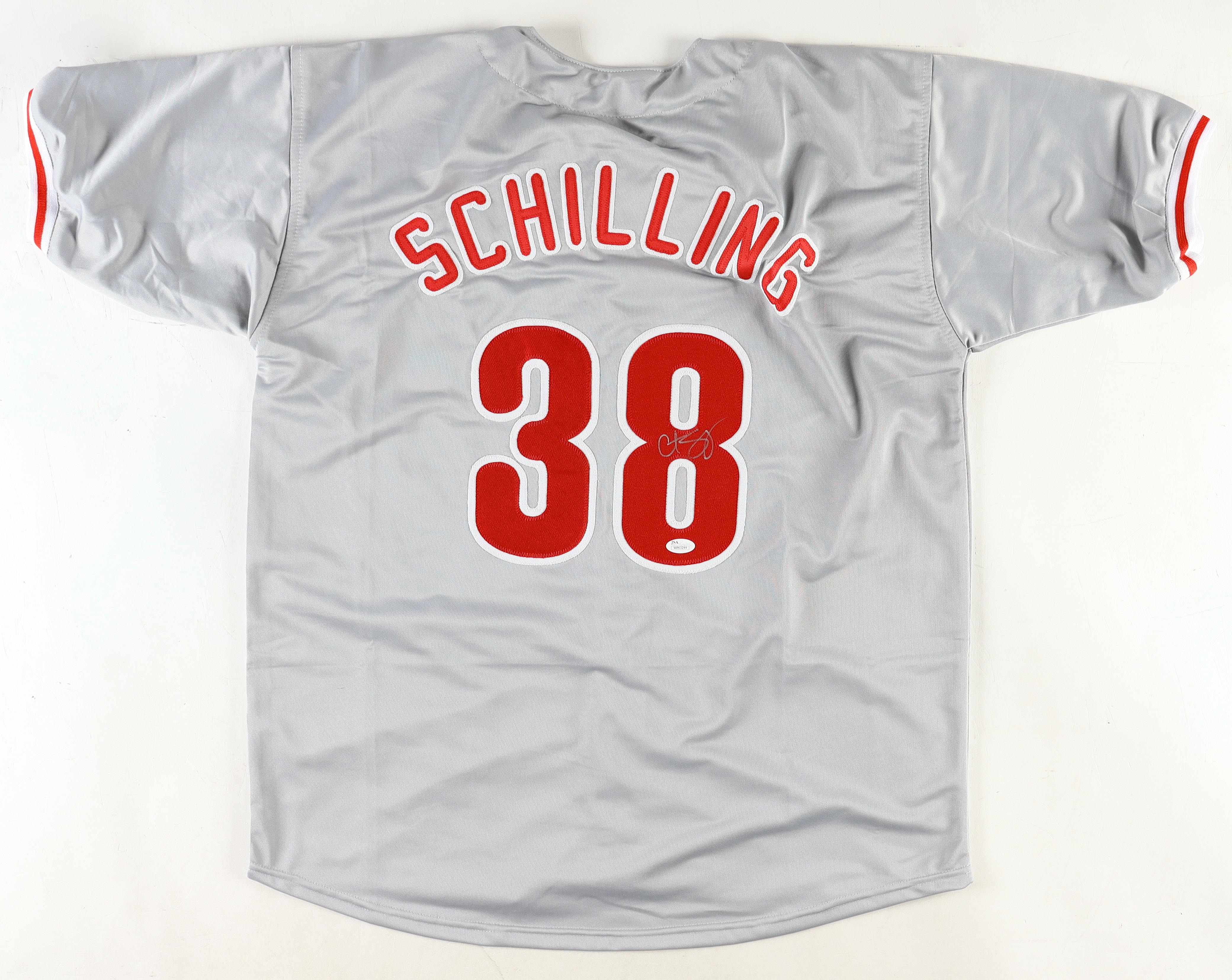 Curt Schilling Signed Jersey (JSA) at PristineAuction.com Curt Schilling Signed Jersey (JSA) at PristineAuction.com