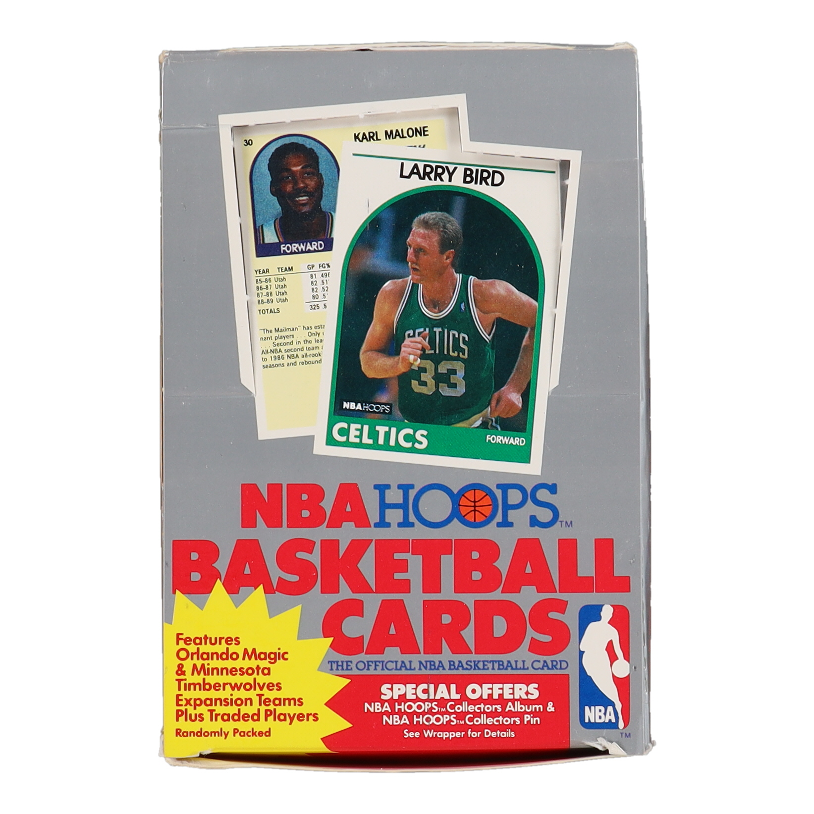 1989-90 Hoops Series 2 Basketball Wax Box with (36) Packs at PristineAuction.com 1989-90 Hoops Series 2 Basketball Wax Box with (36) Packs at PristineAuction.com