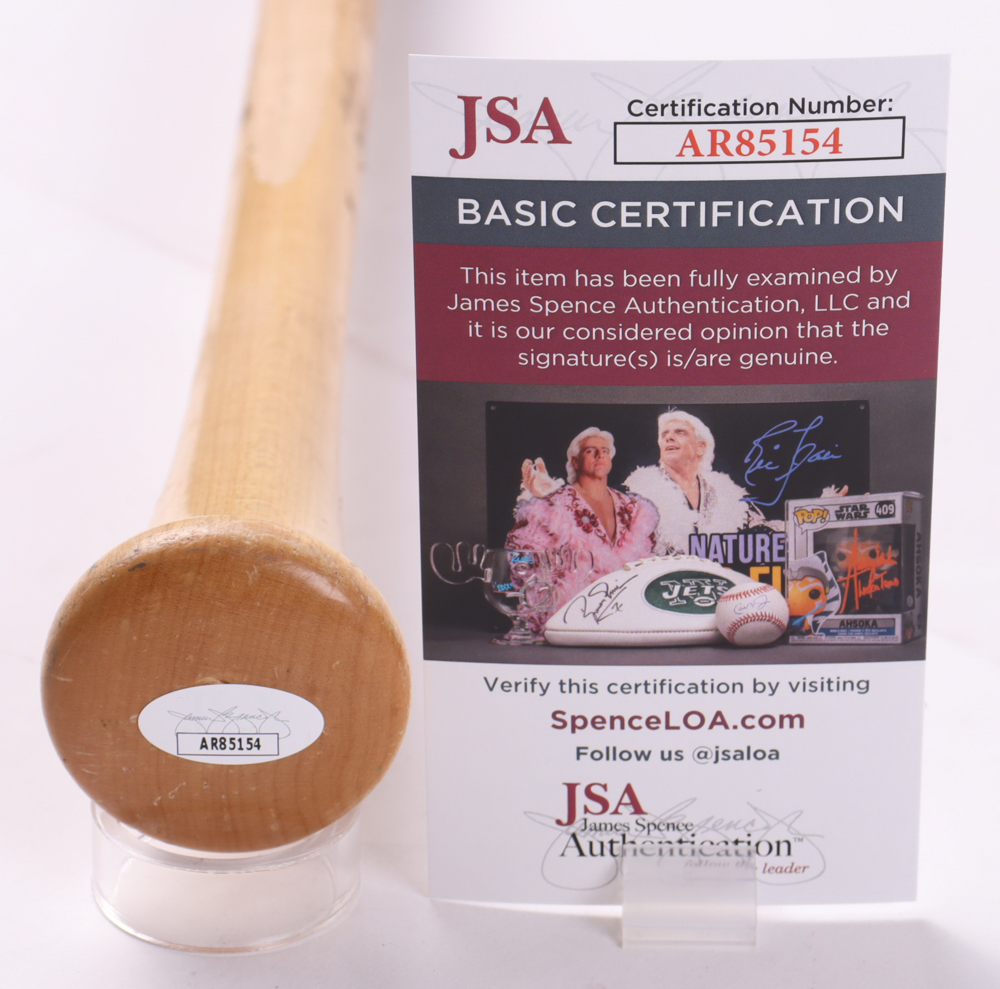 Jonny Gomes Signed Game-Used Marucci Baseball Bat (JSA) at PristineAuction.com Jonny Gomes Signed Game-Used Marucci Baseball Bat (JSA) at PristineAuction.com