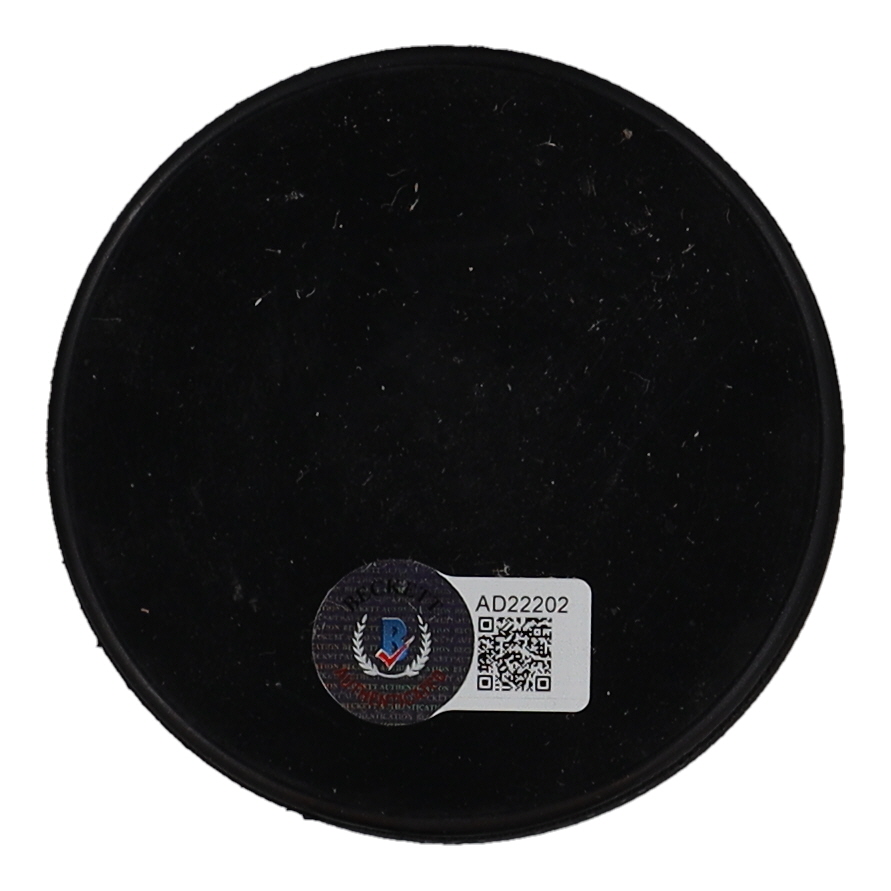 Bill Gadsby Signed "Madison Square Garden" Logo Hockey Puck (Beckett) at PristineAuction.com Bill Gadsby Signed "Madison Square Garden" Logo Hockey Puck (Beckett) at PristineAuction.com