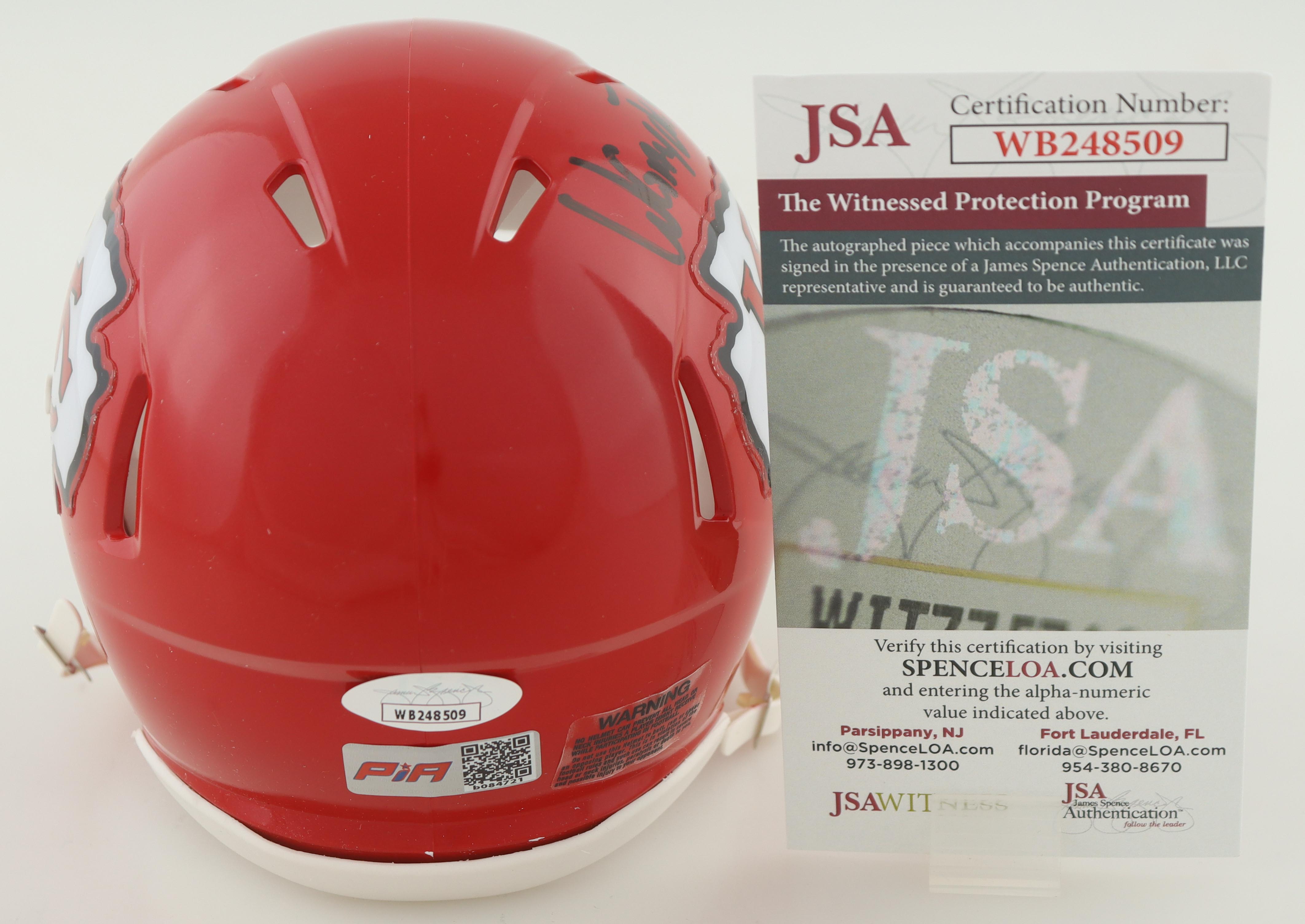 Willie Gay Jr. Signed Chiefs Speed Mini Helmet (JSA & PIA) at PristineAuction.com Willie Gay Jr. Signed Chiefs Speed Mini Helmet (JSA & PIA) at PristineAuction.com