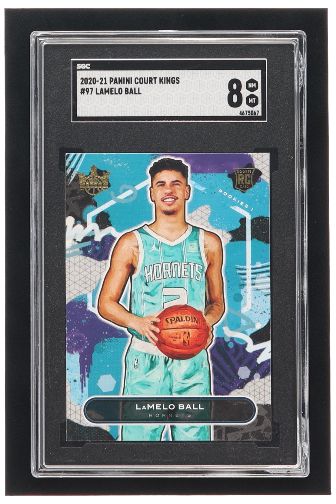 その他 Court Kings Memorabilia Lamelo Ball RC LaMelo Ball 2020-21 Court Kings #97 RC (SGC 8) | Pristine Auction