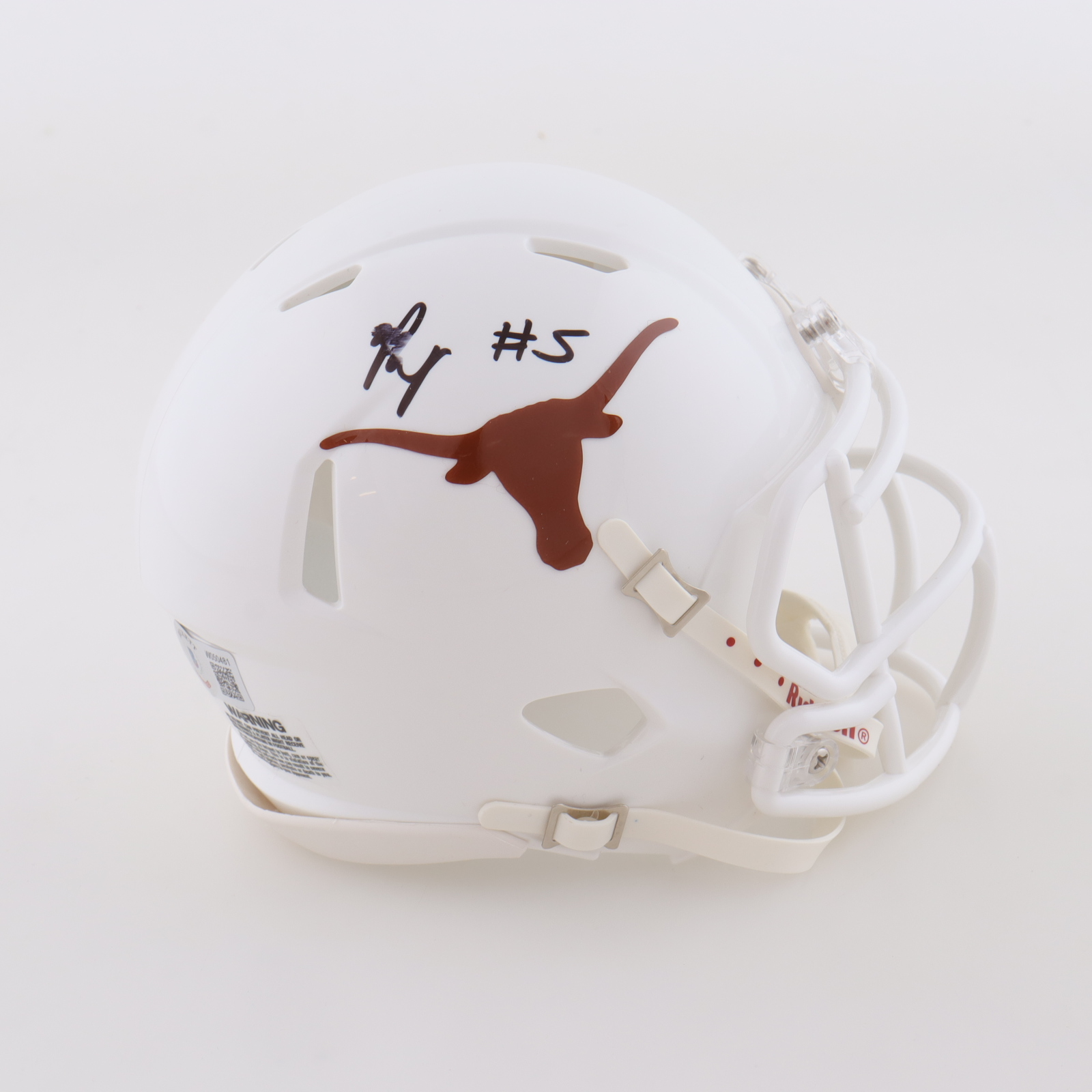 Bijan Robinson Signed Texas Longhorns Speed Mini Helmet (Beckett) at PristineAuction.com Bijan Robinson Signed Texas Longhorns Speed Mini Helmet (Beckett) at PristineAuction.com