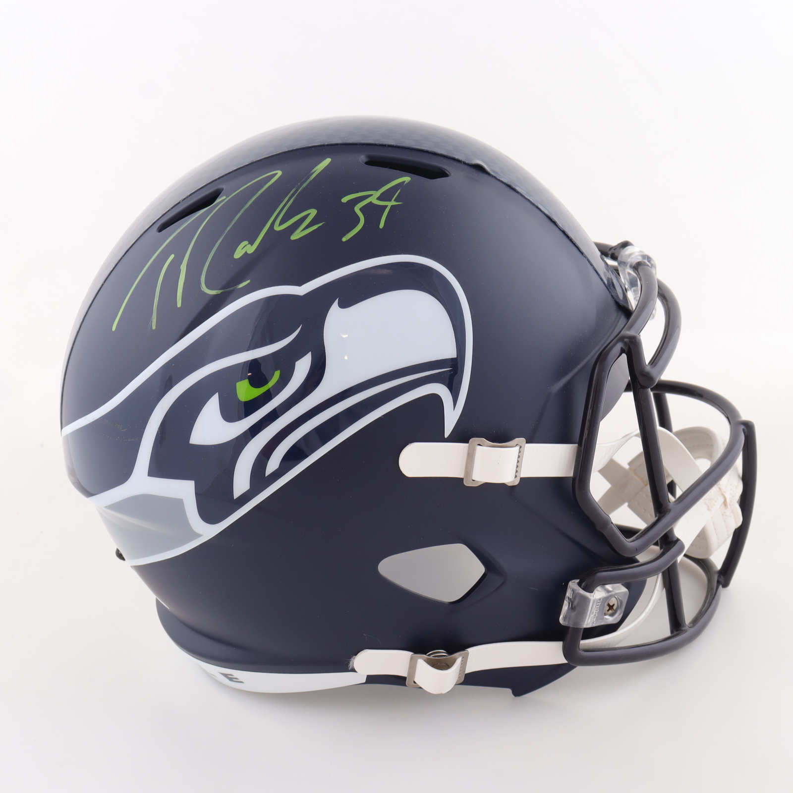 Thomas Rawls Signed Seahawks Full Size Speed Helmet (Mill Creek Sports) at PristineAuction.com Thomas Rawls Signed Seahawks Full Size Speed Helmet (Mill Creek Sports) at PristineAuction.com