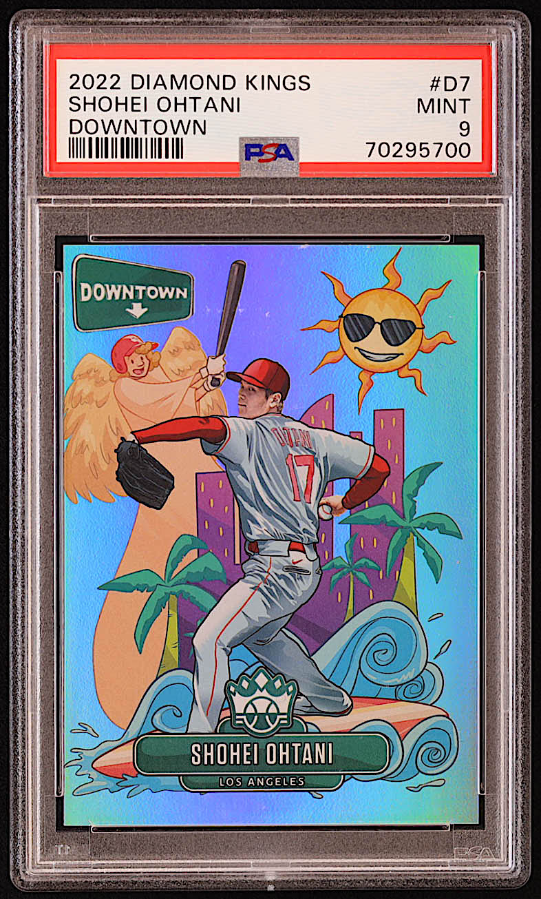 Shohei Ohtani 2022 Diamond Kings Downtown #7 (PSA 9) at PristineAuction.com Shohei Ohtani 2022 Diamond Kings Downtown #7 (PSA 9) at PristineAuction.com