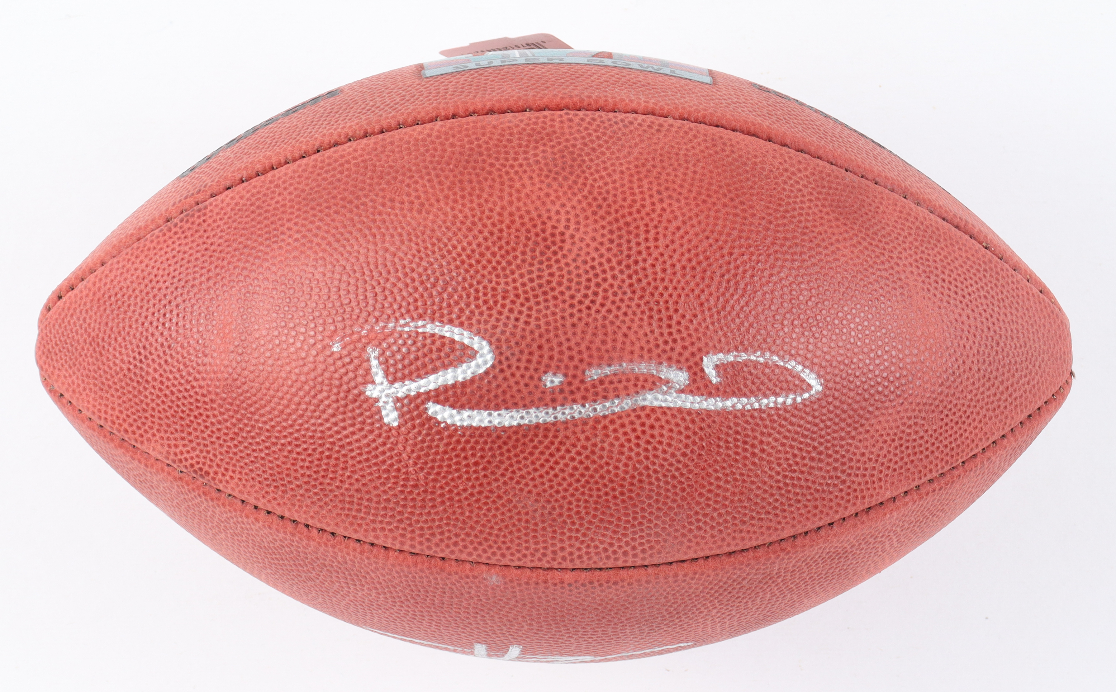 Patrick Mahomes & Travis Kelce Signed Official NFL "The Duke" SB LVII Logo Football (Fanatics) at PristineAuction.com Patrick Mahomes & Travis Kelce Signed Official NFL "The Duke" SB LVII Logo Football (Fanatics) at PristineAuction.com