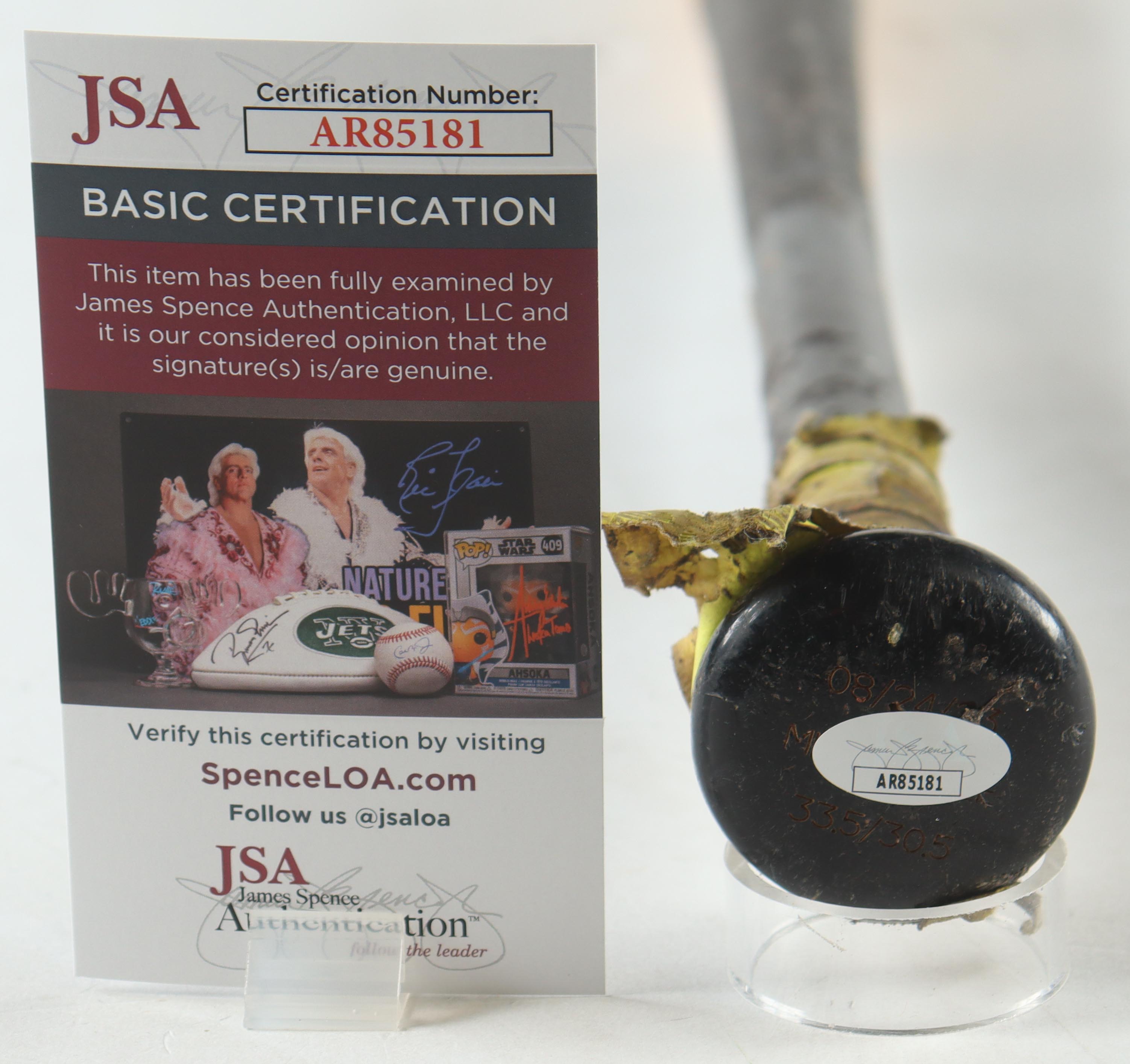 Jonny Gomes Signed Louisville Slugger Game-Used Baseball Bat (JSA) at PristineAuction.com Jonny Gomes Signed Louisville Slugger Game-Used Baseball Bat (JSA) at PristineAuction.com