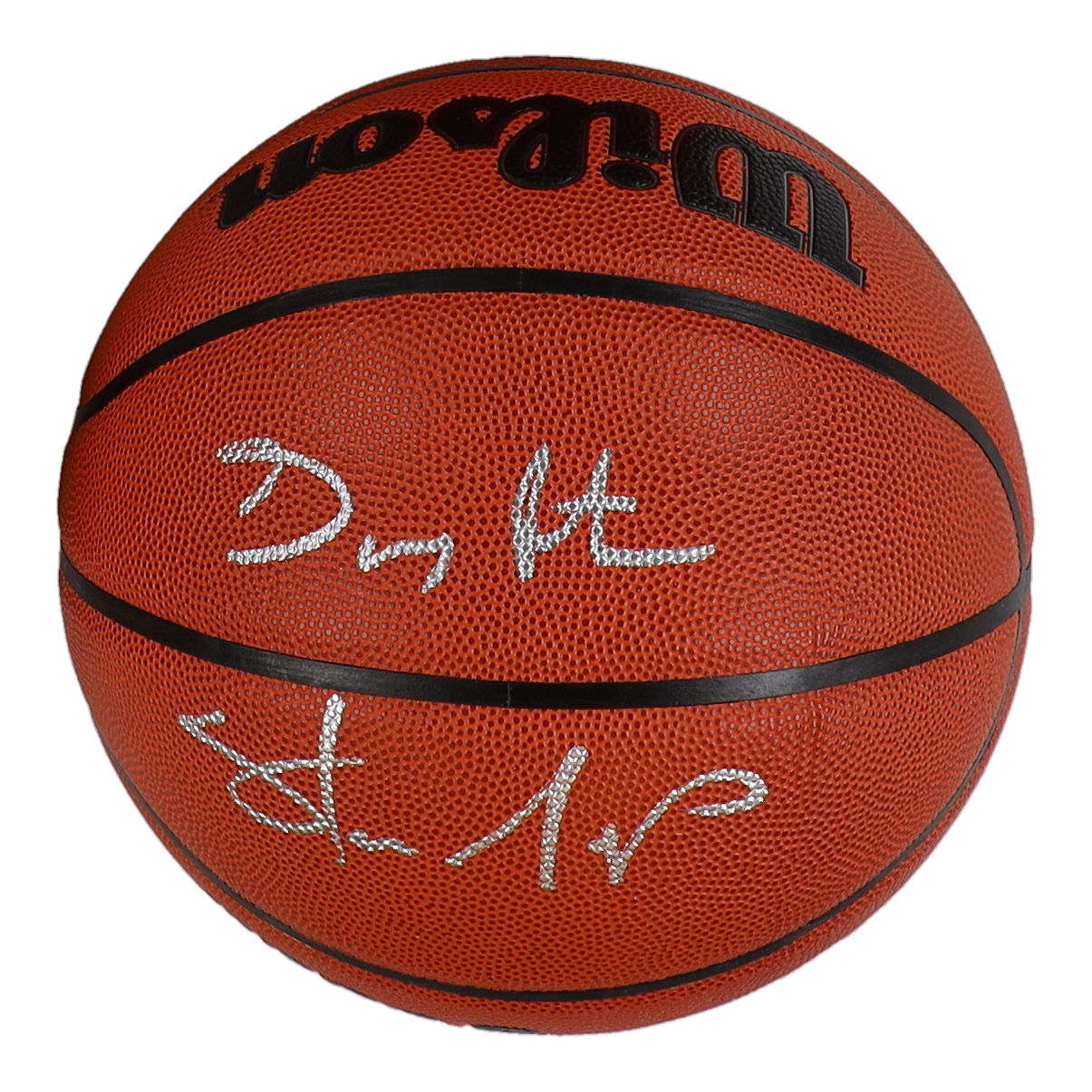 Gary Payton & Shawn Kemp Signed NBA Basketball (Schwartz) at PristineAuction.com Gary Payton & Shawn Kemp Signed NBA Basketball (Schwartz) at PristineAuction.com