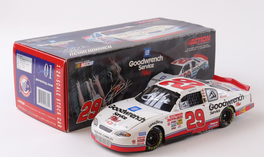 Kevin Harvick Signed LE #29 GM Goodwrench Service 2001 Monte Carlo 1:24 Die-Cast Car (PA) at PristineAuction.com Kevin Harvick Signed LE #29 GM Goodwrench Service 2001 Monte Carlo 1:24 Die-Cast Car (PA) at PristineAuction.com